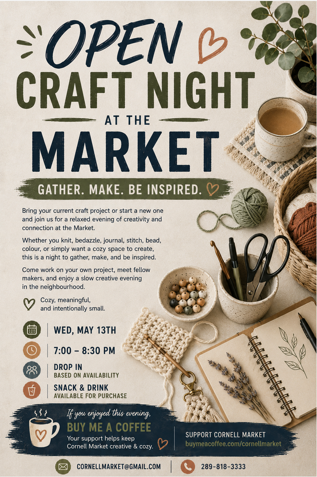 OPEN ART & CRAFT NIGHT