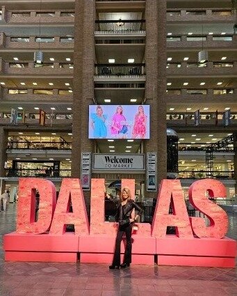 Pam &amp; Linda at the DALLAS APPAREL &amp; ACCESSORIES MARKET.
We can't wait to show you the latest trends coming soon to the Secret Ingredient, IN. 🛍🎊