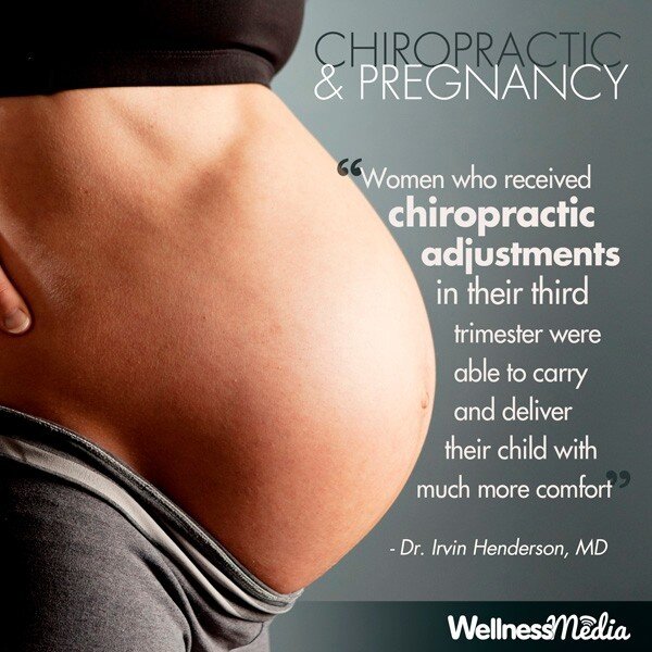 Regular chiropractic during pregnancy = more chance of a comfortable pregnancy, labor and delivery. #chiropractic #pregnancy