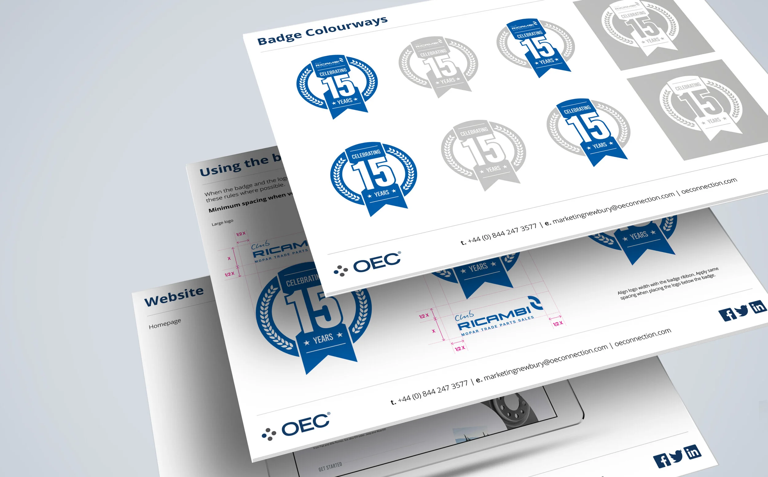 Club Ricambi anniversary concept