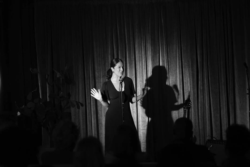 The Tell 💋

Last night, I shared my love story in a room full of strangers.
It was vulnerable, tender, and comedic. 
I left feeling deeply proud of myself&mdash;of my wildness, my curiosity, and the path they&rsquo;ve carved for me.
This heart of mi