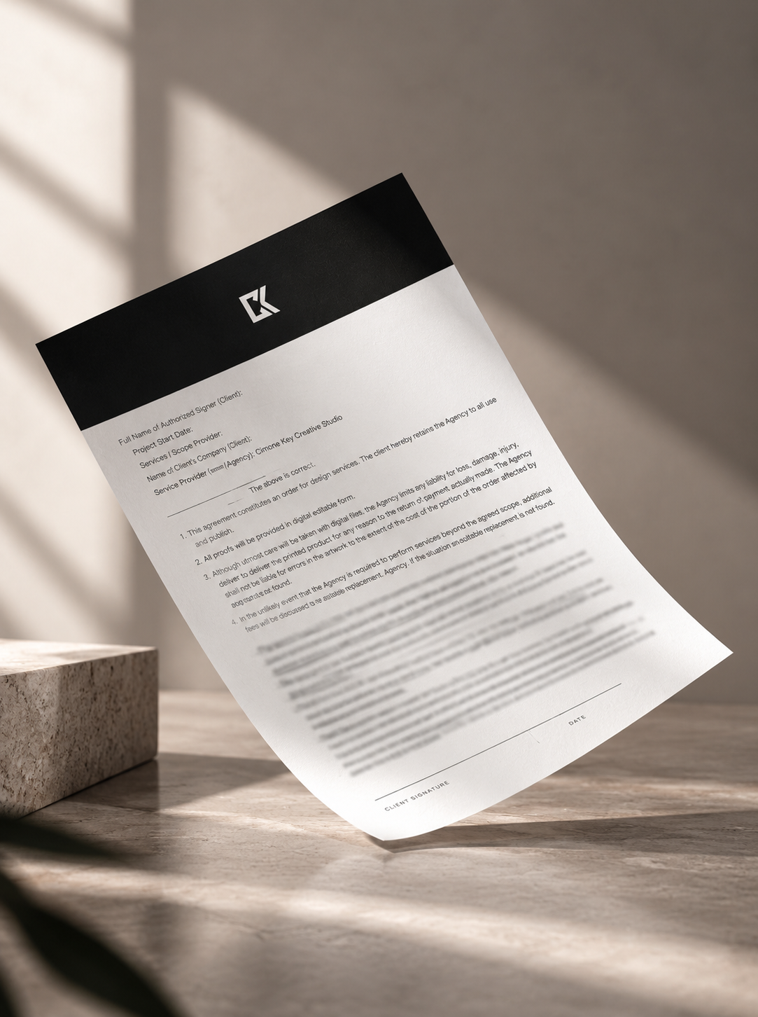 Template: Client Agreement