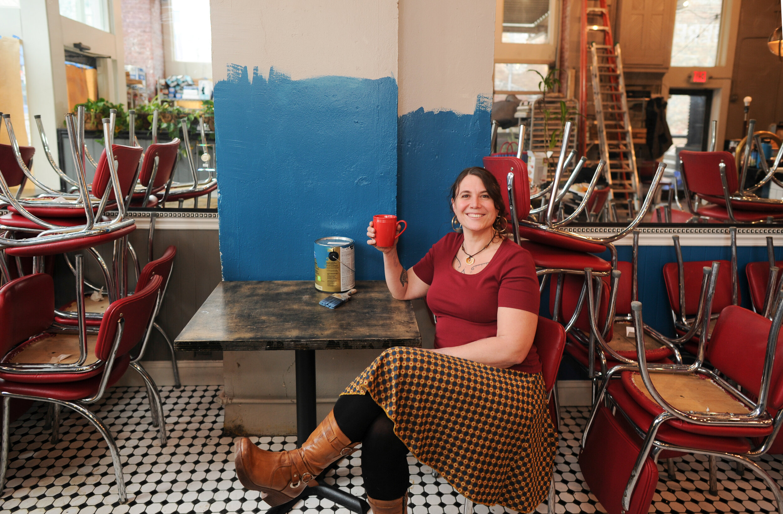 Rosetta, Founder - Day one of work after signing the lease at Water Street