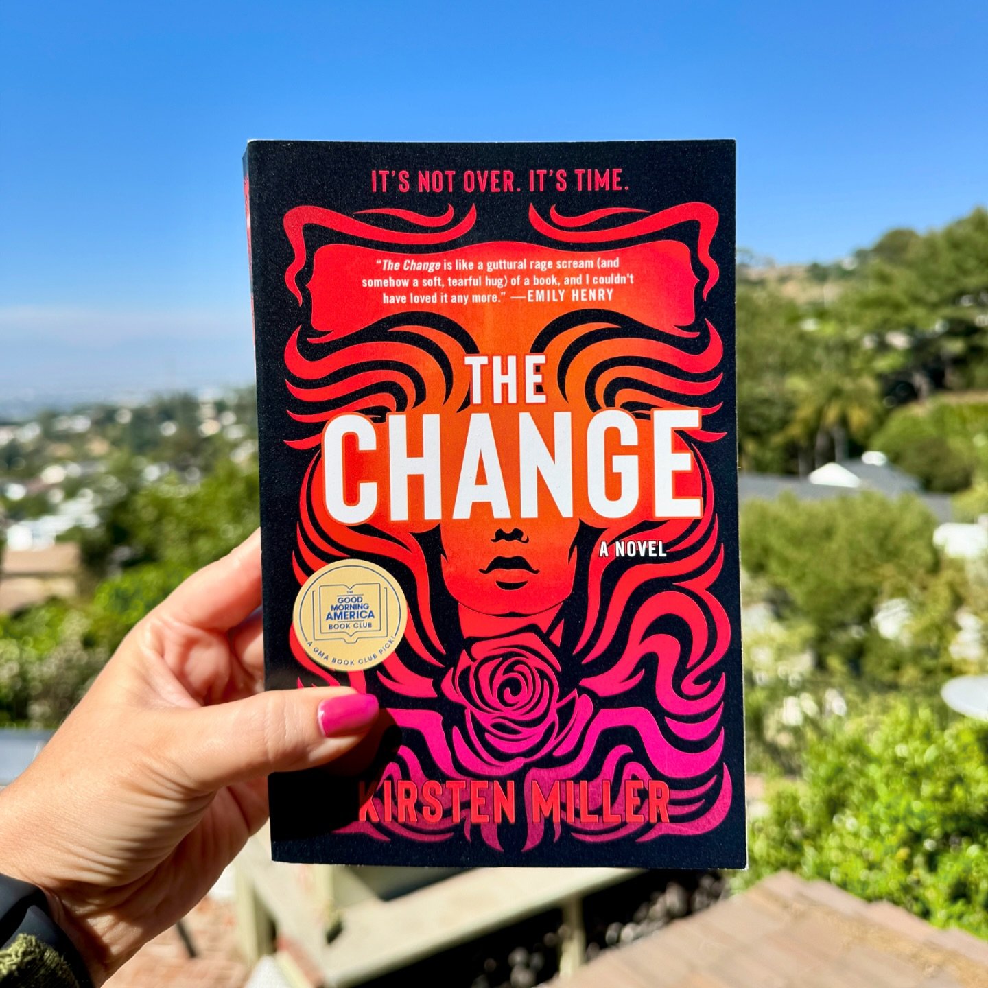 Finishing up THE CHANGE by Kirsten Miller today so we can discuss it in Secret Stuff Book Club tonight. (Yes I&rsquo;m sort of sneaking in under the wire on this one!) 

Based on the posts I&rsquo;m seeing from Secret Stuff Book Club members, this is