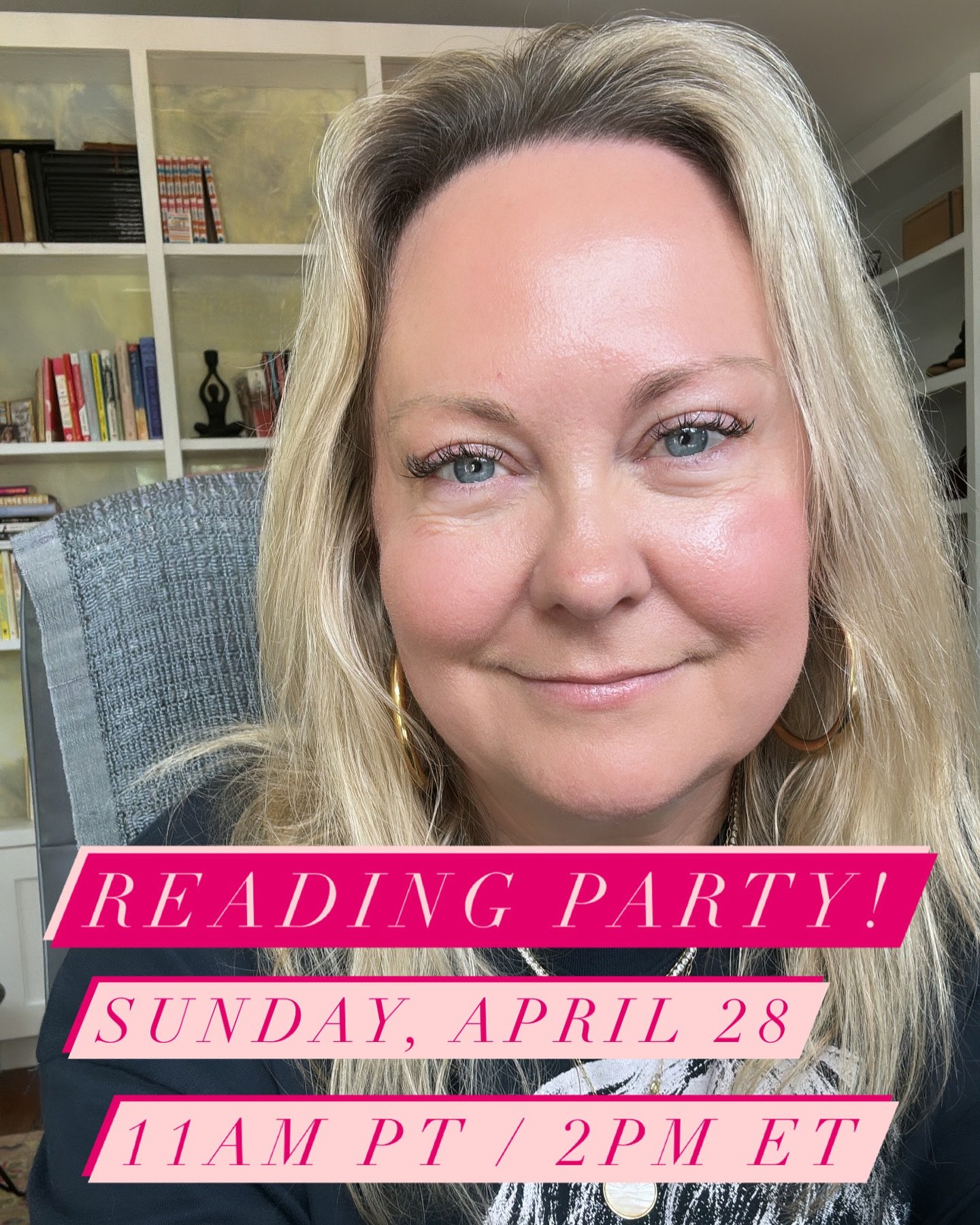 It&rsquo;s time for a READING PARTY! 🎉 (keep reading if you don&rsquo;t know what a Reading Party is)

Sunday, April 28
11am PT / 12pm MT / 1pm CT / 2pm ET

We&rsquo;ll gather here on IG where I will go LIVE and we&rsquo;ll greet one another, share 