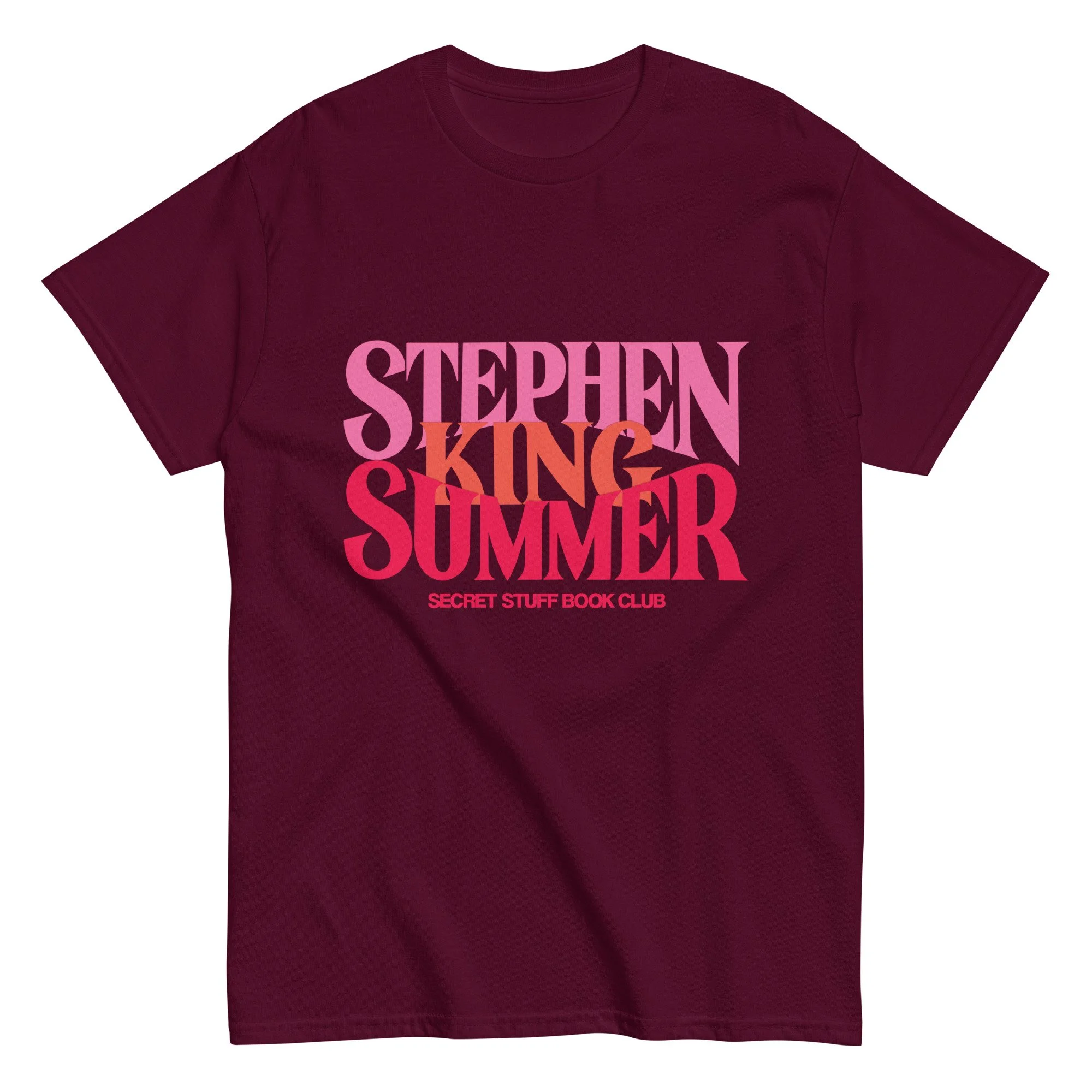 unisex-classic-tee-maroon-front-698d45927534c.jpg