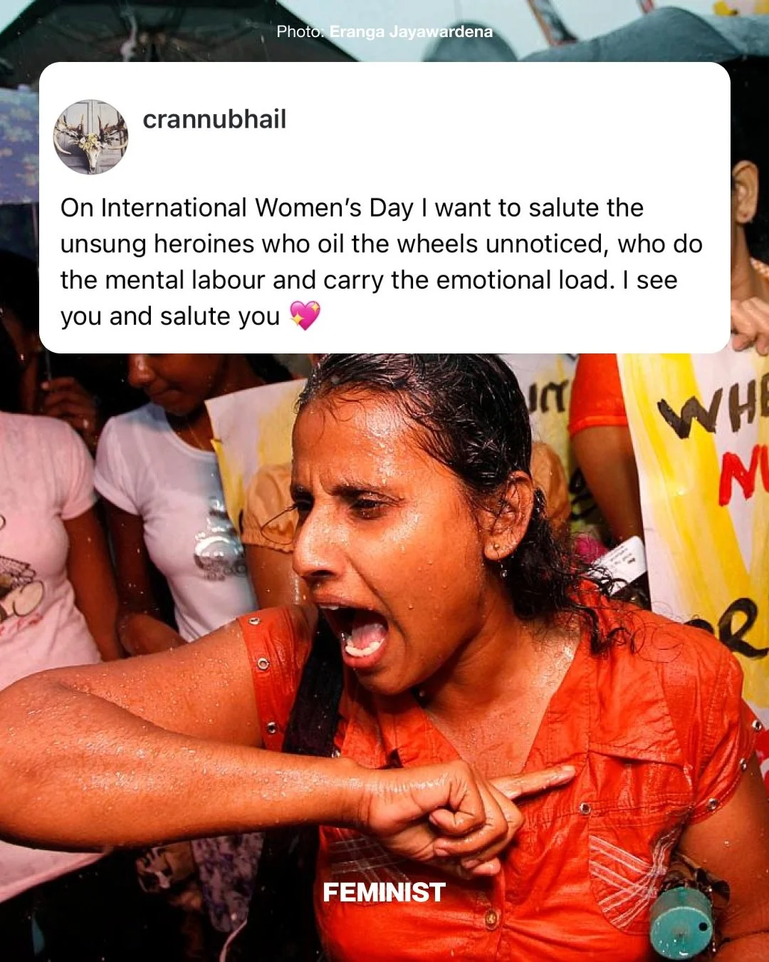 Happy International Women&rsquo;s Day to you, from the internet 💬&nbsp;✉️&nbsp;Some of the best messages, rallying cries, and reminders we saw today.

Now it&rsquo;s your turn &mdash; drop the message you want women everywhere to hear in the comment