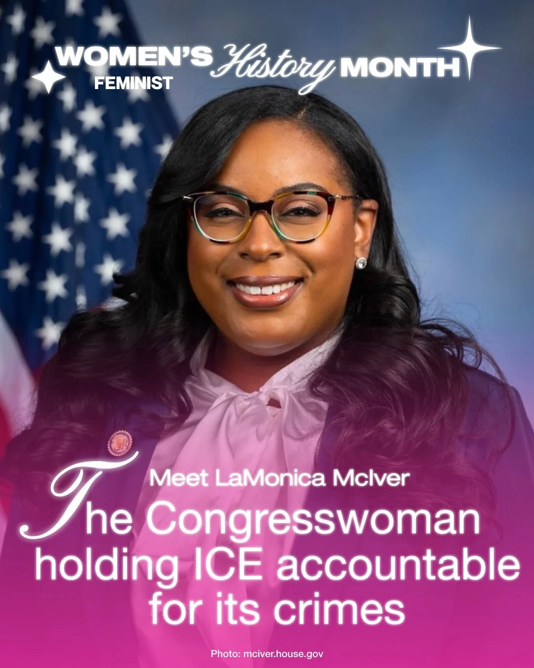 Meet LaMonica McIver, the Congresswoman holding ICE accountable for its crimes 🧊

LaMonica McIver (b. 1986) @replamonica is the first Black woman to represent NJ-10 and the youngest person to represent New Jersey in the U.S. House of Representatives