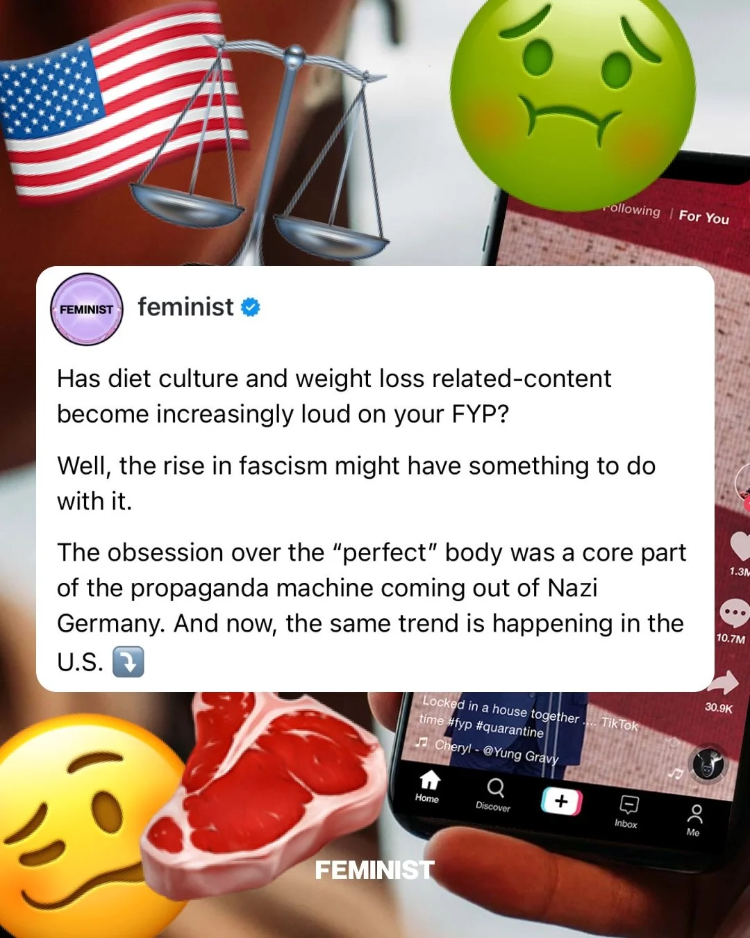 The increase of fascism across the United States and the rise of fatphobic, pro-skinny propaganda might seem like two different subjects that have no correlation, but they both, in fact, go hand-in-hand. Fascist regimes and fatphobia are inextricably