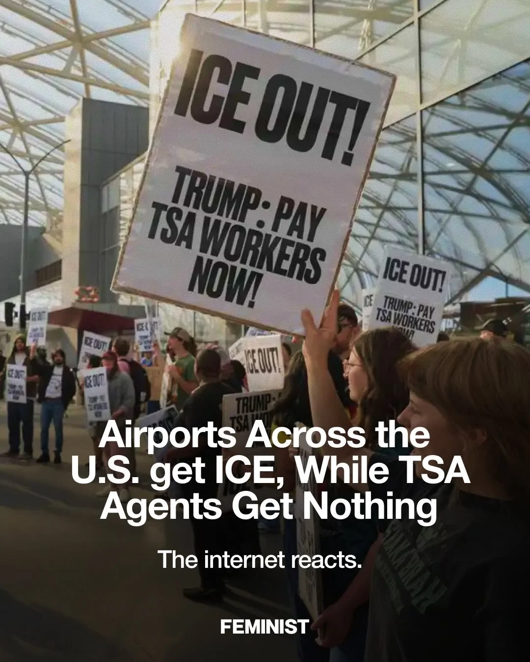 On Monday, Trump deployed ICE agents to over a dozen US airports to allegedly &ldquo;assist&rdquo; TSA workers, who have gone without pay for over a month due to the partial government shutdown. ICE agents, notably, are still being paid.

🎞️&nbsp;@m