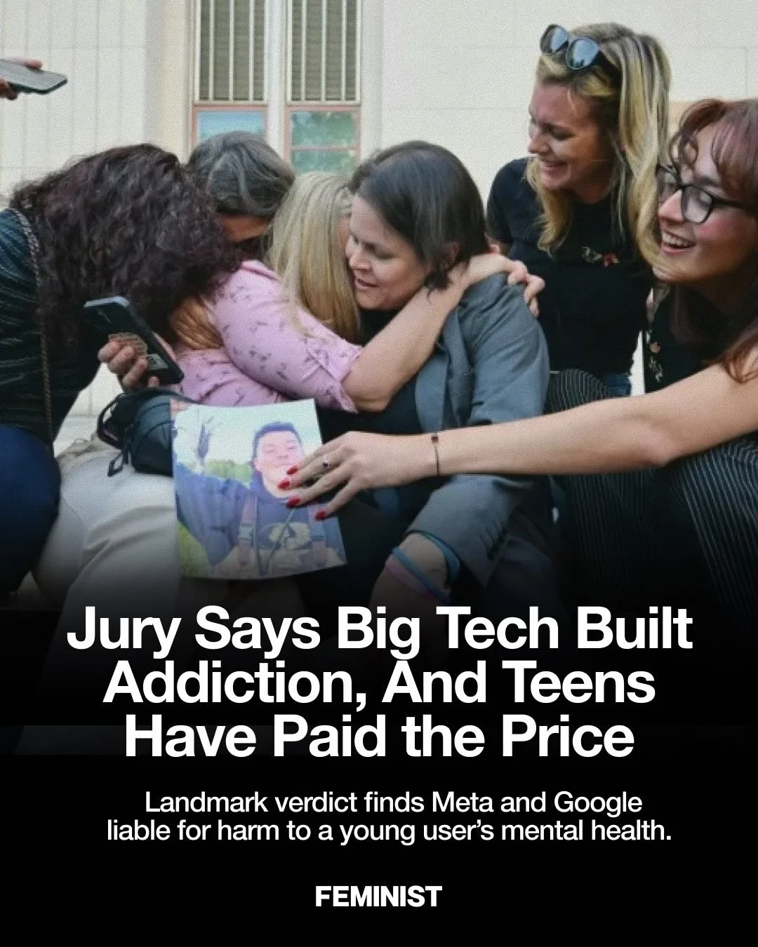 A jury just confirmed what many women and girls have been saying for years: these platforms aren&rsquo;t just &ldquo;neutral tools&rdquo;, they are intentionally designed to exploit vulnerability. 

After internal documents presented revealed these c