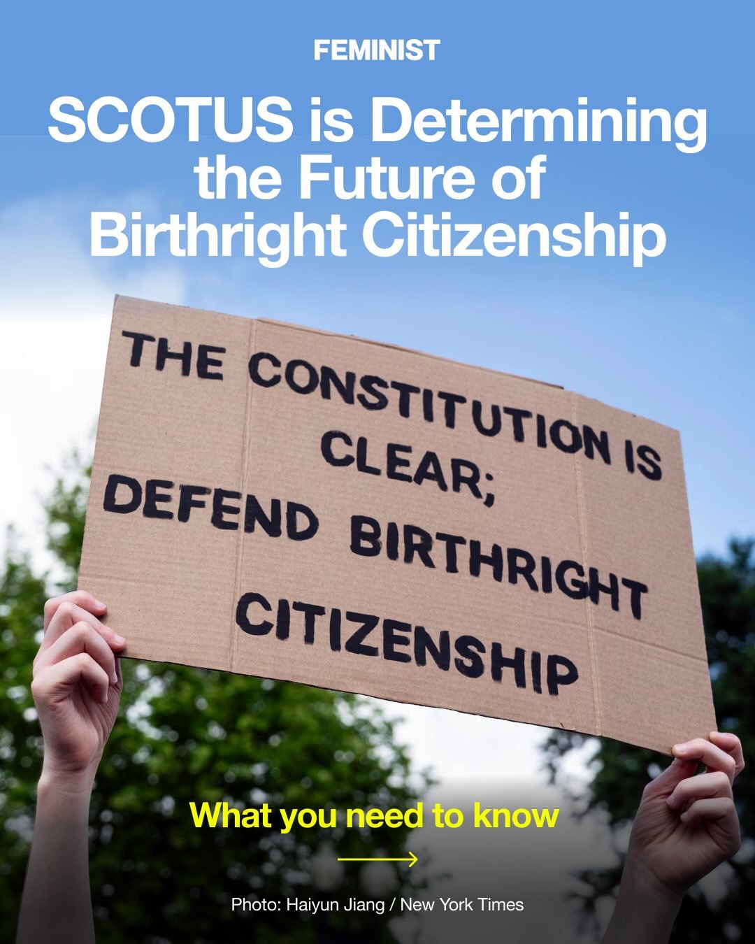 Today, the Supreme Court will hear arguments in Trump V. Barbara, the case over birthright citizenship.

🎞️&nbsp;by @rebmasel / Abridged, watch the full version on TikTok

On the first day of his second term, Trump issued an executive order attempti