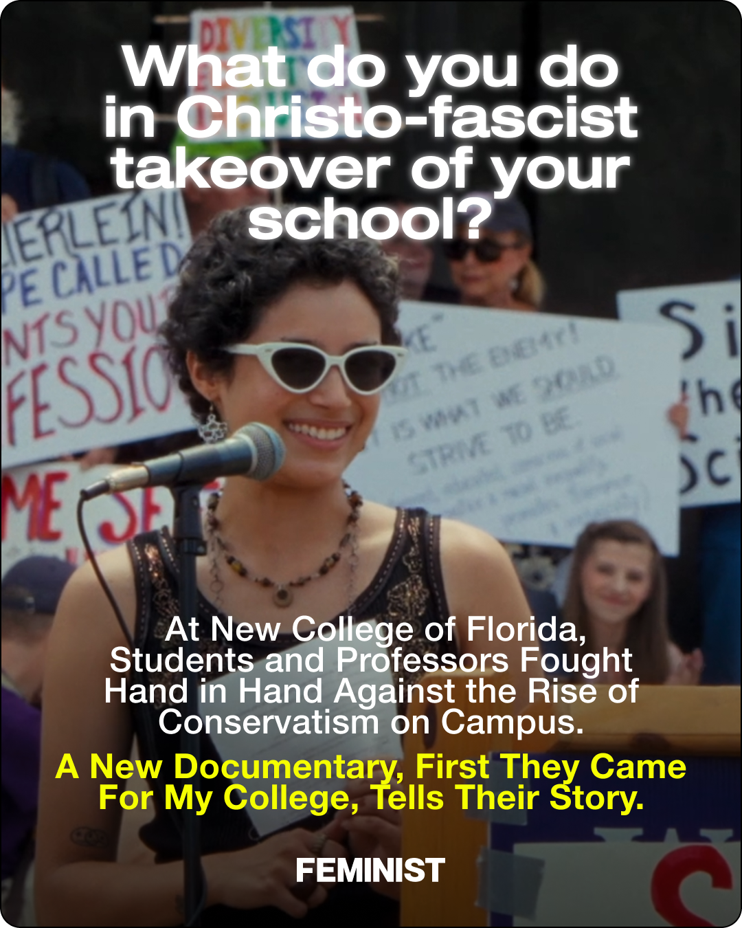 What do you do in the face of a Christo-fascist takeover of your school? 