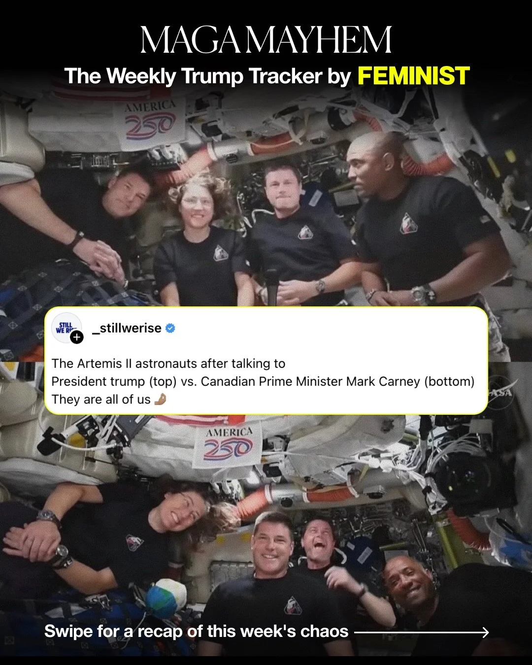 Here&rsquo;s what&rsquo;s happening this week in MAGA Mayhem&hellip; ⬇️&nbsp;🫠&nbsp;😡&nbsp;What else should our community be aware of? Let us know in the comments 💬

1️⃣&nbsp;Trump threatened to eradicate an entire population of people&hellip; and