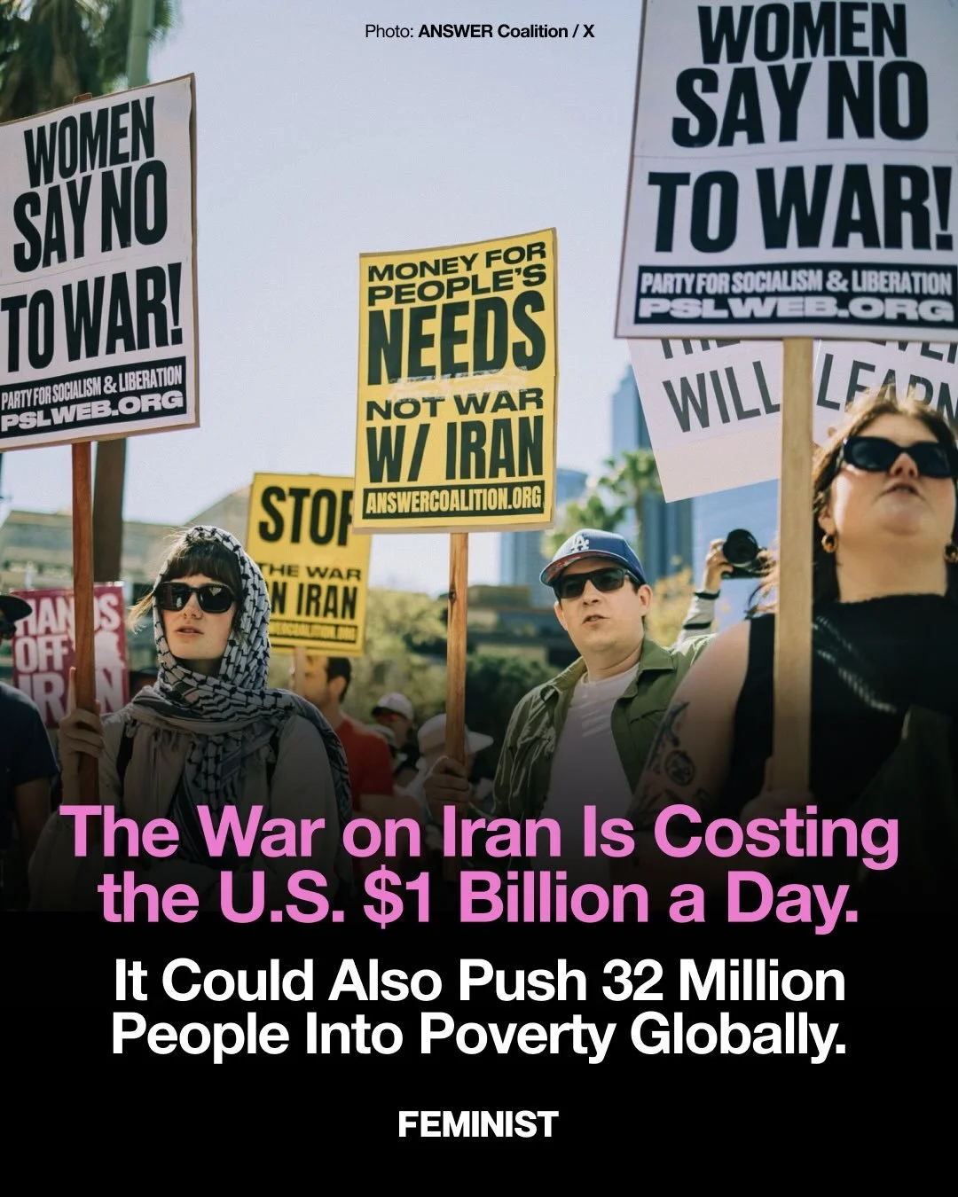 War doesn&rsquo;t stay contained; it shows up in everyday life across the world.

Right now, the Iran war is driving fuel shortages, disrupting food production, and pushing millions closer to poverty. Protests are breaking out over rising prices, far
