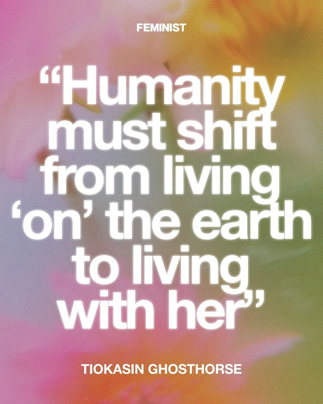 Colonialism has long attempted to erase Indigenous knowledge systems rooted in living in relationship with the earth, the only home we have. Yet that wisdom endures, carried through generations despite ongoing extraction and displacement.

Earth Day 