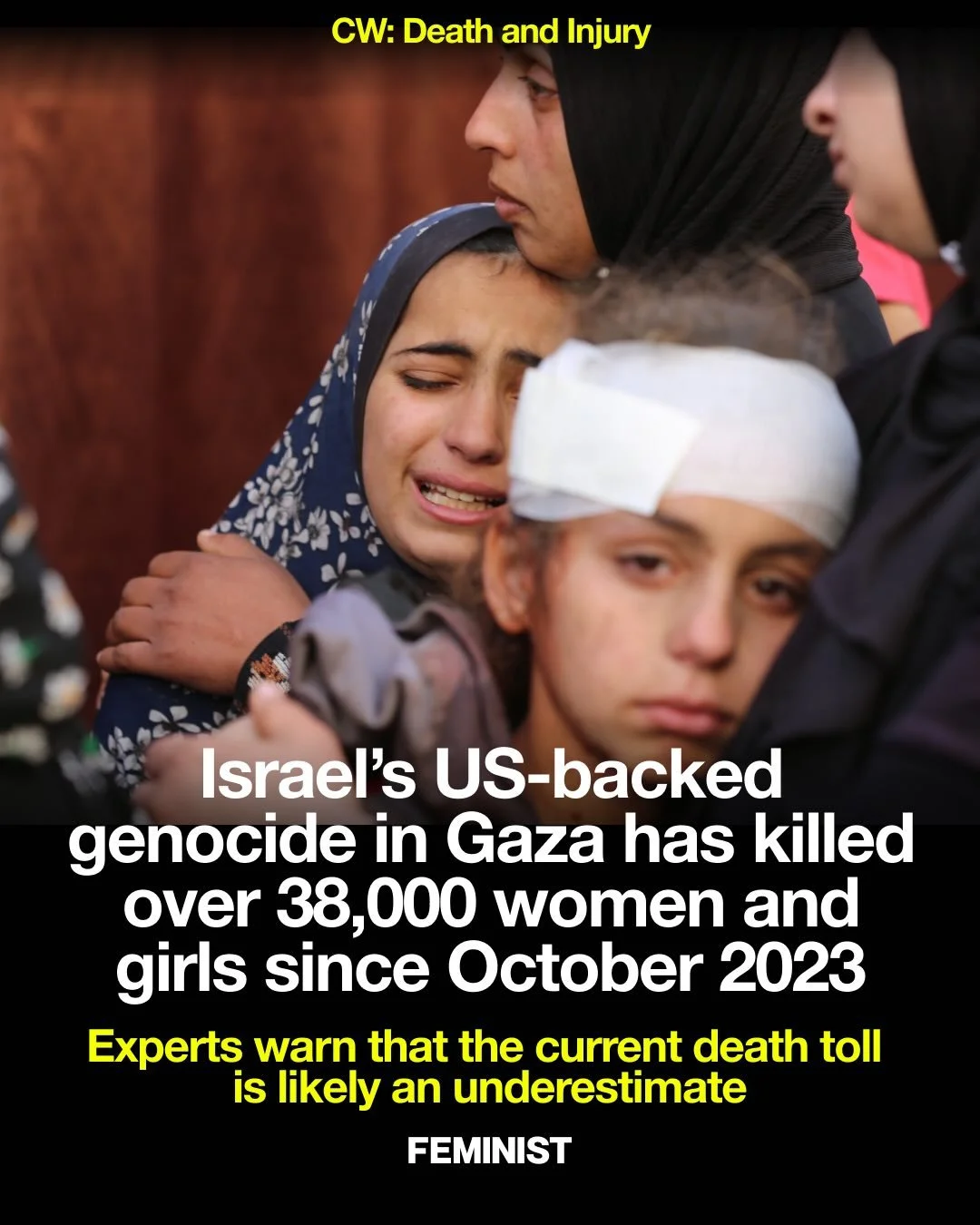Israel&rsquo;s US-backed genocide in Gaza has killed over 38,000 women and girls, according to a recent report by UN Women. The UN revealed that at least 22,000 women and 16,000 were killed between October 2023 and December 2025, an average of 47 wom