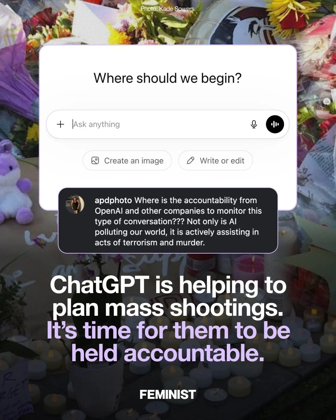 The shooter asked ChatGPT to help plan a mass shooting, and it complied.

In the hours leading to the Florida State University shooting, Phoenix Ikner allegedly asked ChatGPT: &ldquo;if there was a shooting at FSU, how would the country react?&rdquo;