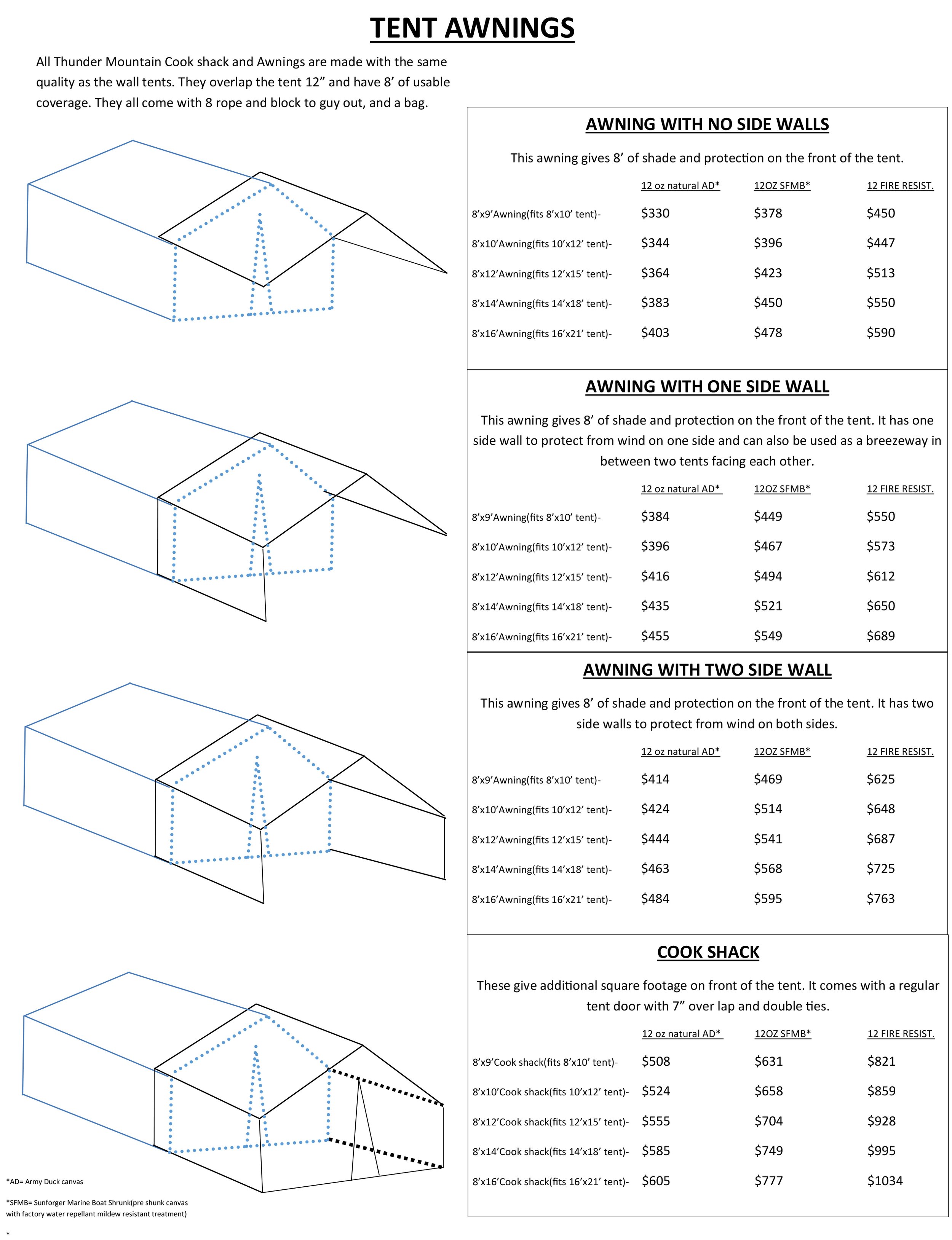 Tent awning and frame price sheet July 2023-1.jpg