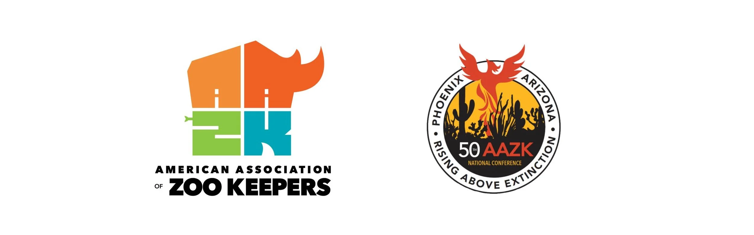 The American Association of Zookeepers 2025 conference Logo