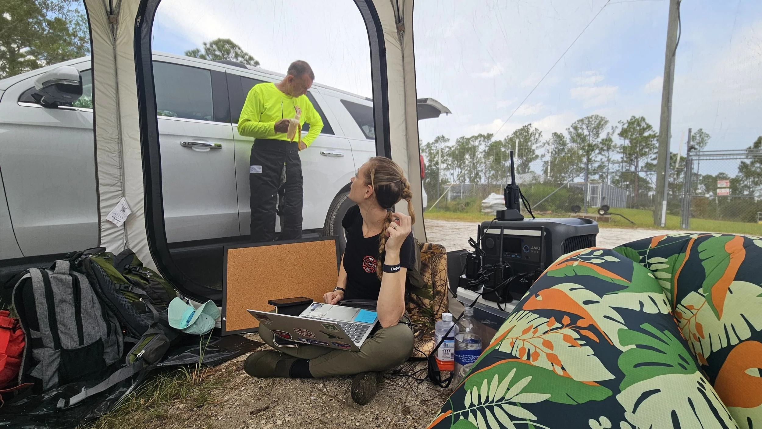 ZDR3 leadership discussing strategy at basecamp