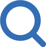Geometric drawing of an outline square with sections divided by vertical, horizontal, and half circle lines.