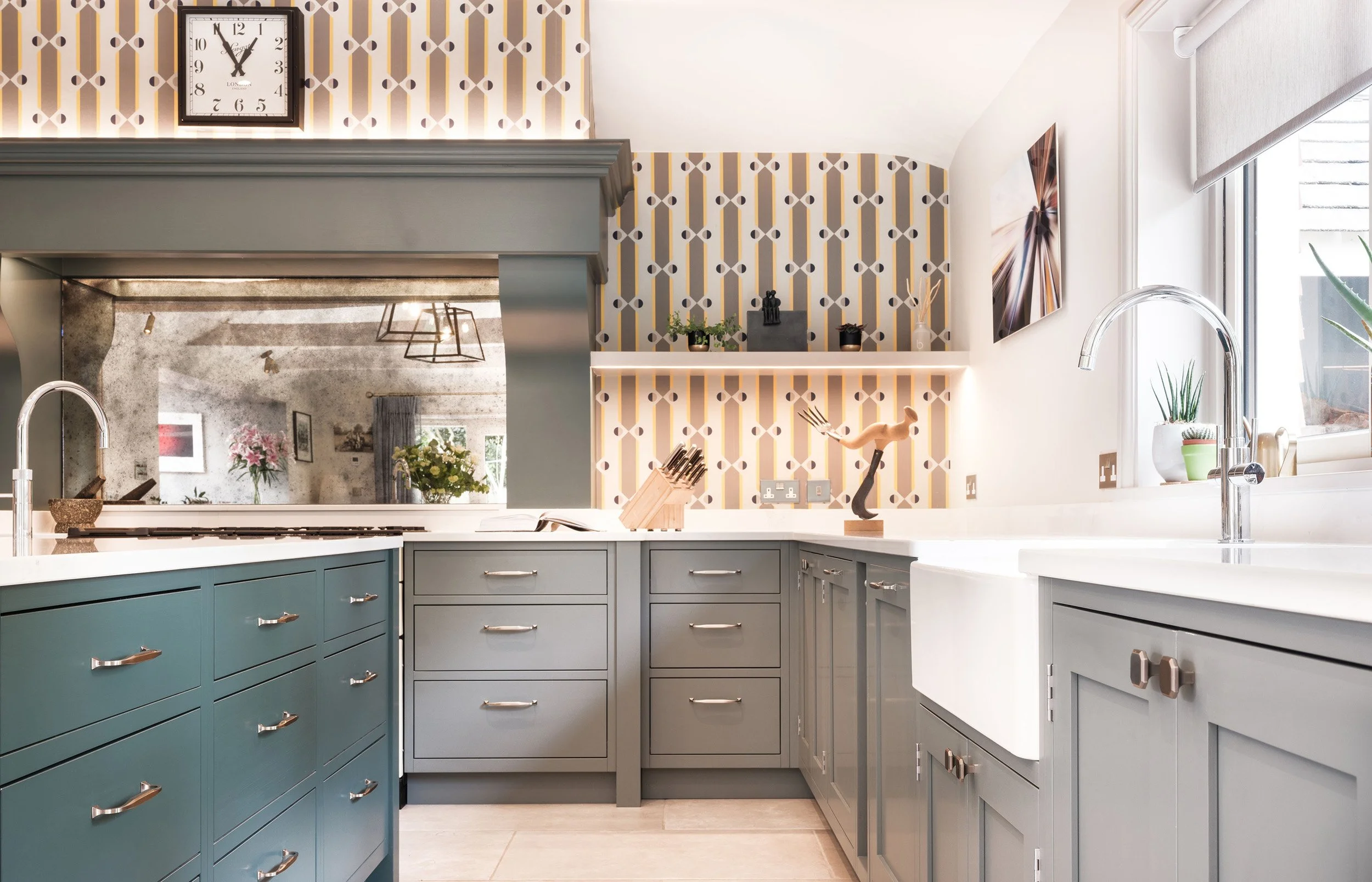 Art Deco Kitchen Renovation in Farnham — Chisholm Design