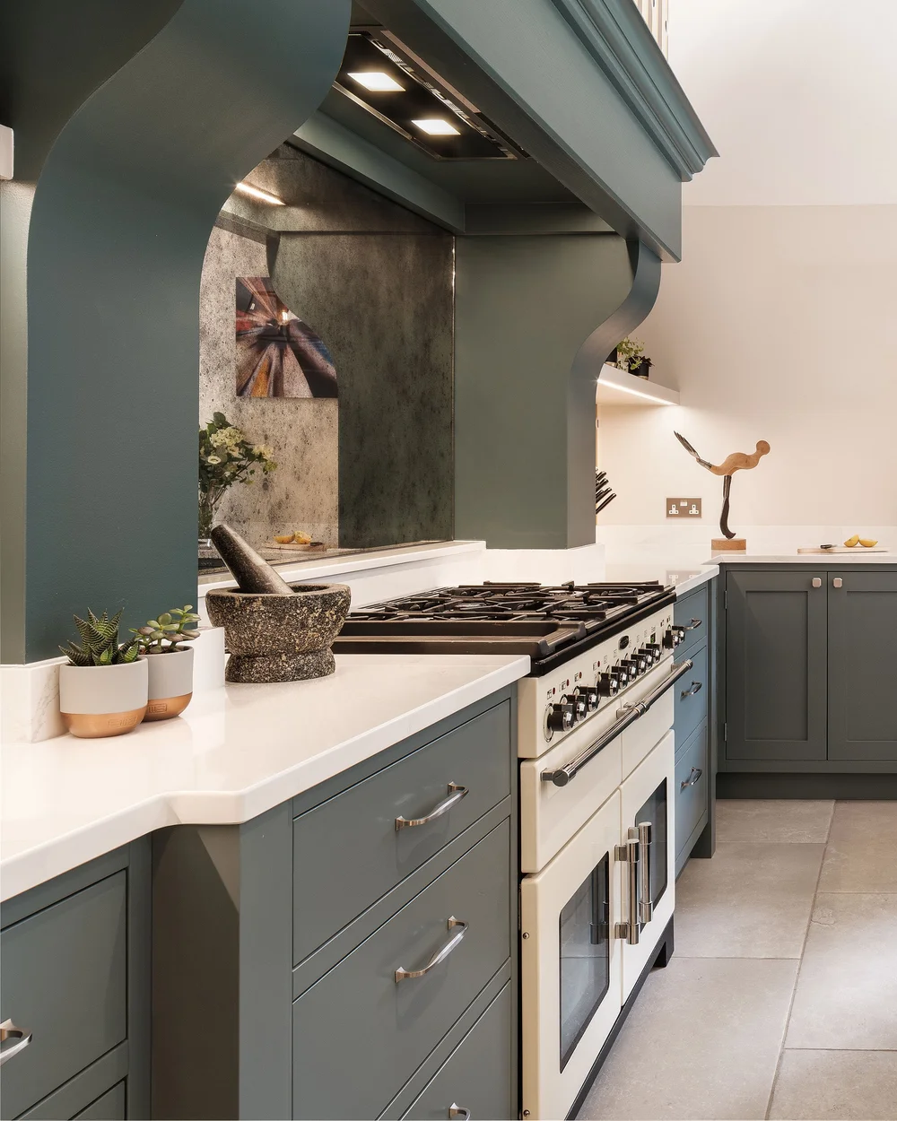 Art Deco Kitchen Renovation in Farnham — Chisholm Design