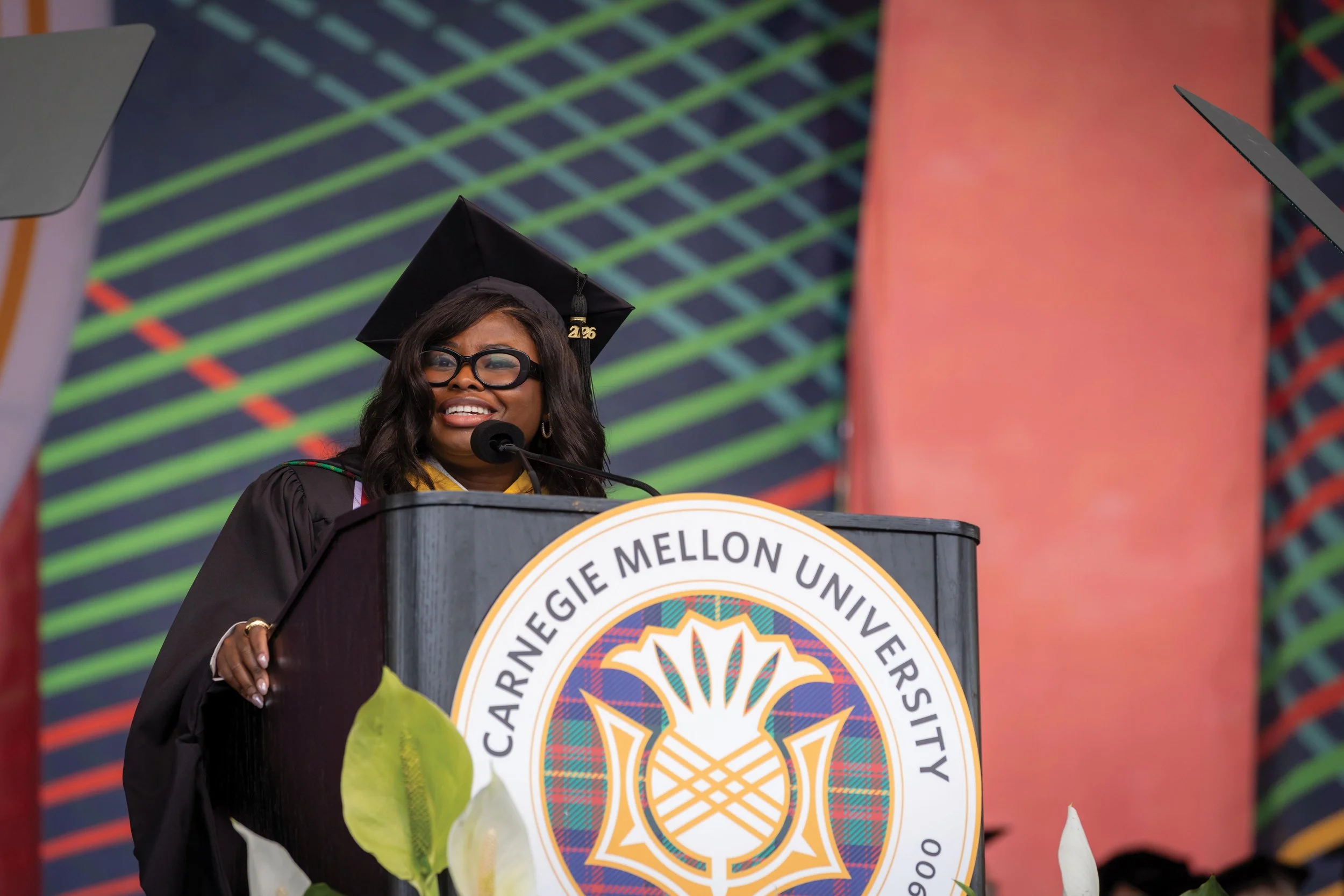 Simi Olusola-Ajayi  (SCS 2026), HCII  master’s graduate and  2026 Commencement  speaker.