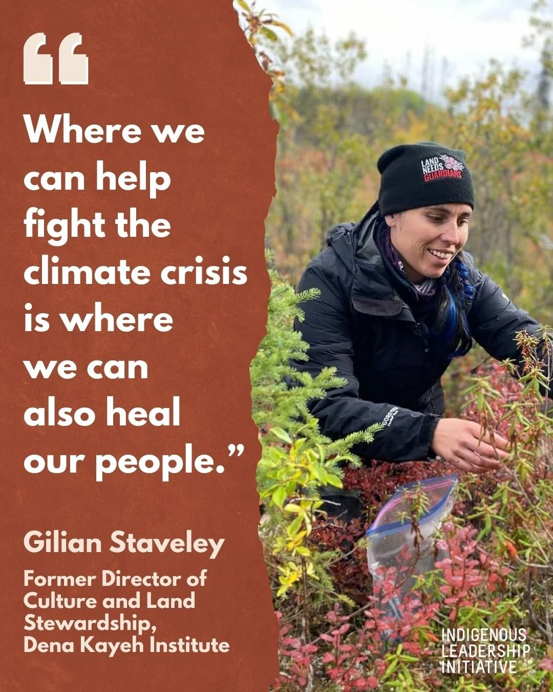 Healing the land heals us too. 🤎

Indigenous Peoples relationship with, and knowledge of the land, spans millennia. It&rsquo;s built on our lived experience as place-based peoples. Today, as climate change accelerates, that knowledge is more importa