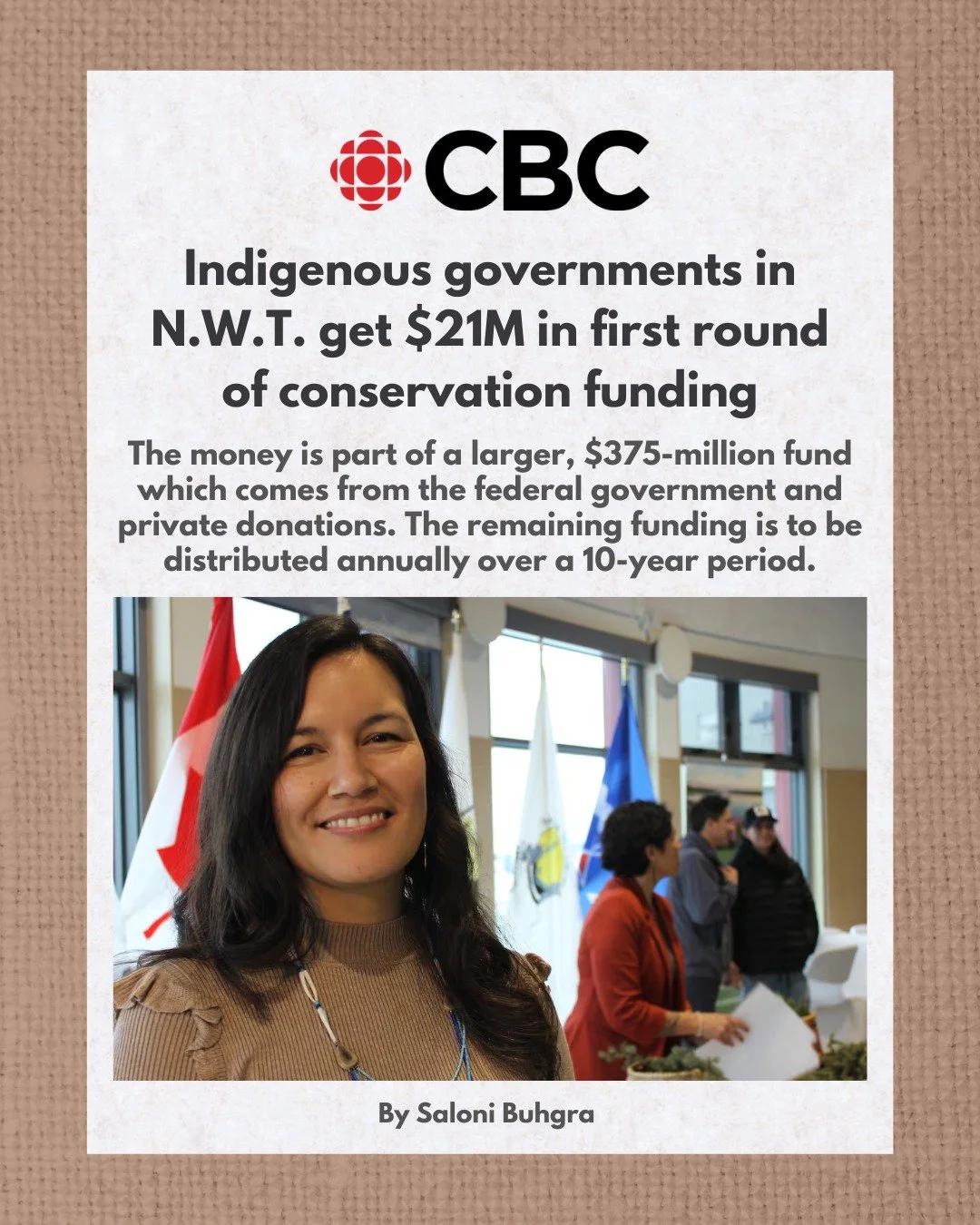 &ldquo;This spirit of collaboration enabled us to go from vision to implementation in a little over a year.&rdquo;

This week, more than $21 million is being delivered to Indigenous Governments across the Northwest Territories through NWT: Our Land f