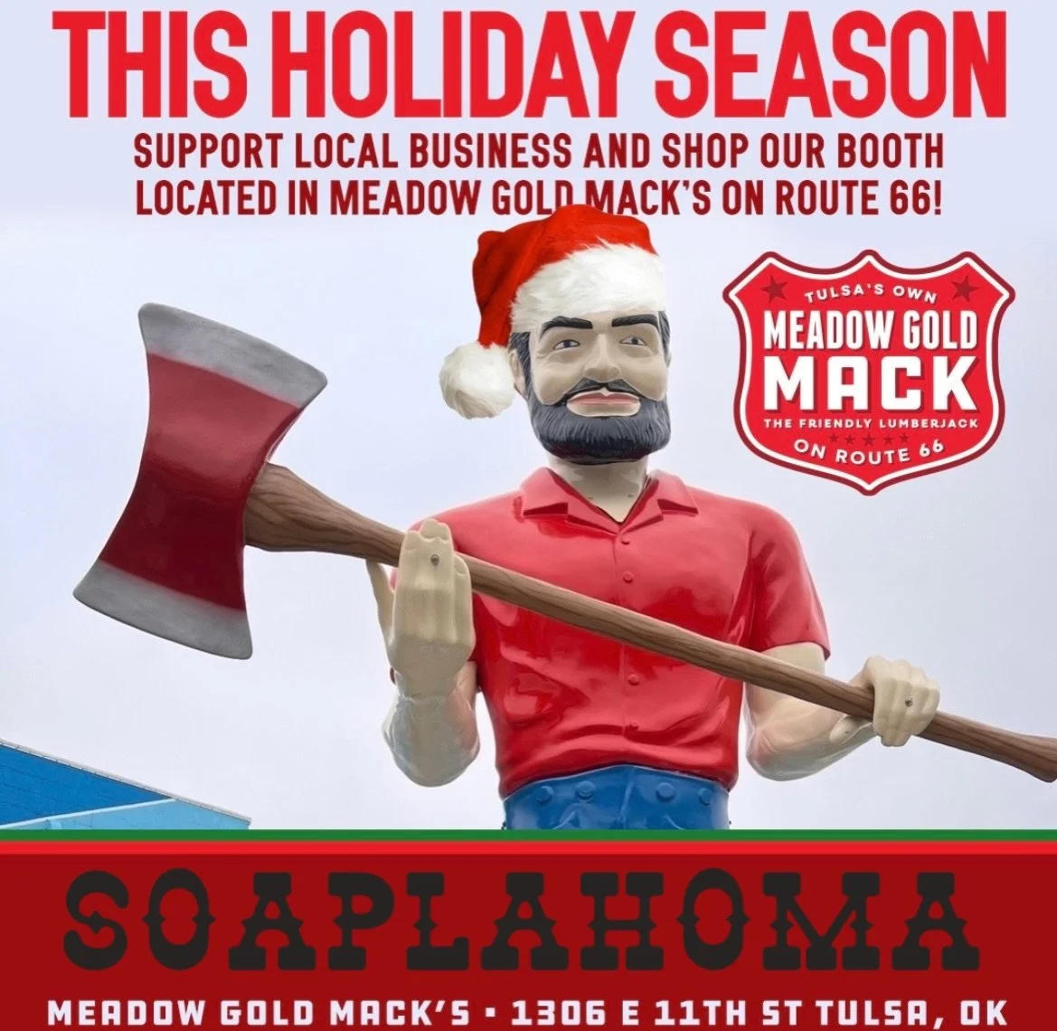 Christmas is 1 week away! I can&rsquo;t stress how important it is to support local, small businesses!!!We are living in a world where fast fashion, cheaply made plastic items, and toxic body products take precedence over supporting local. I understa