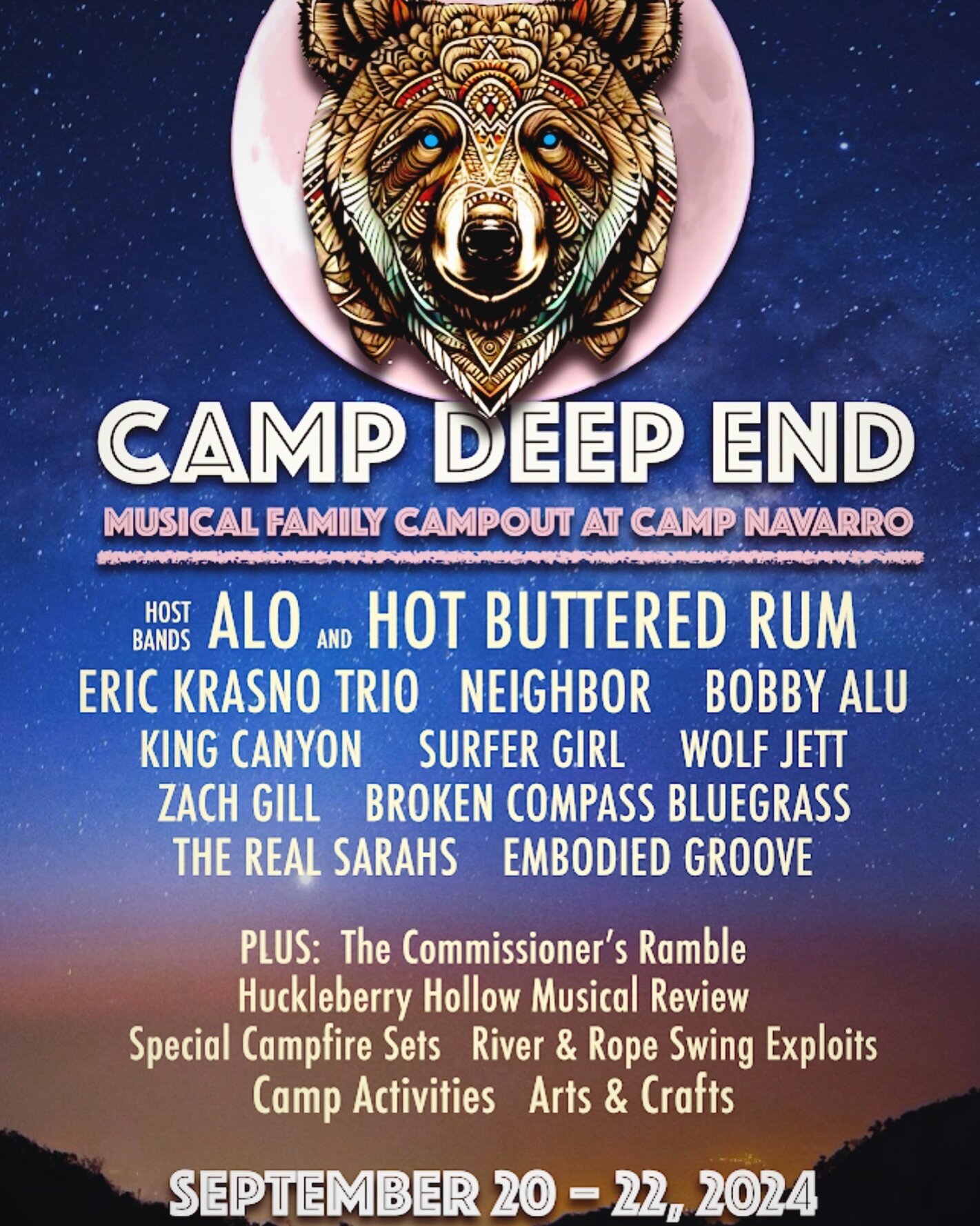 Can&rsquo;t wait to get back to the Deep End! Camp Deep End is such a special festival to me and it&rsquo;s been an honor to co-present it every year and to go in deep! Can&rsquo;t wait to do it again! ❤️ Tix on sale tomorrow (Tuesday) at noon! See y