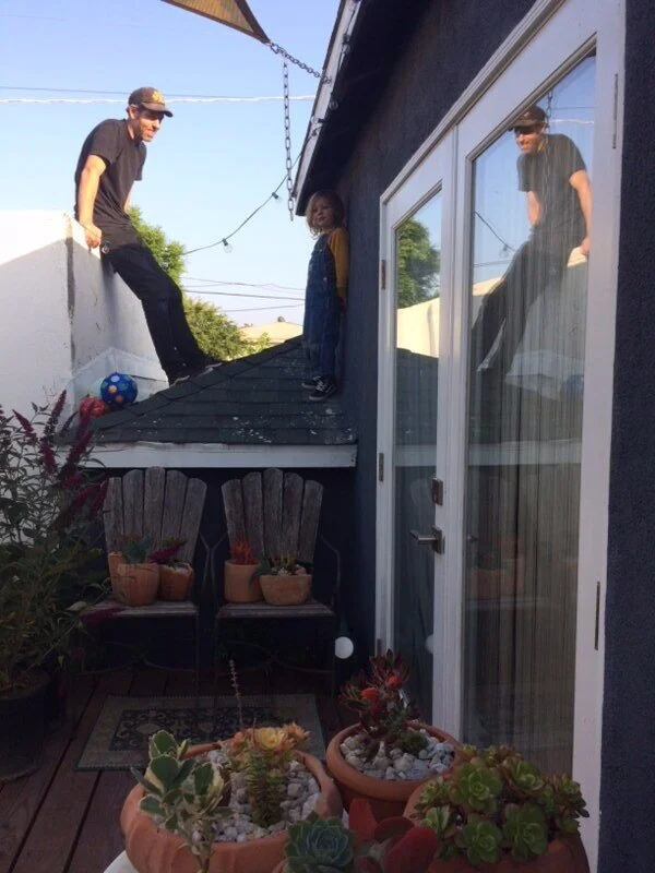 Before: Safety and Aesthetic issues. The roof was a bit of an eye-sore from any angle and too easy for curious minds to climb.