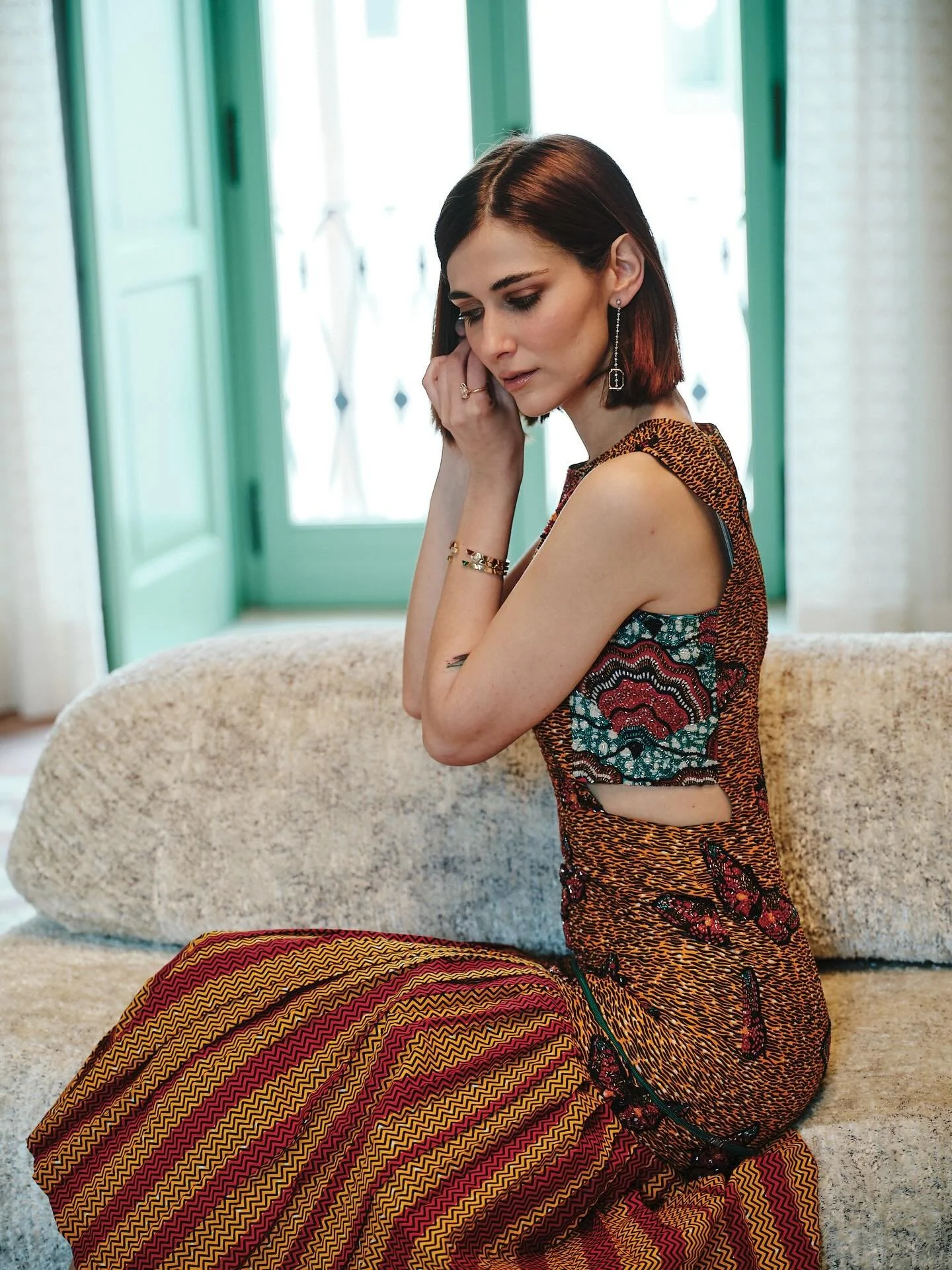 A quiet celebration of the season ✨🧡
sparkle by @thelmawestdiamonds 
stillness by @casinacinquepozzi
dress by @lisafolawiyo
@serena.penelope shot by @demarcusallen