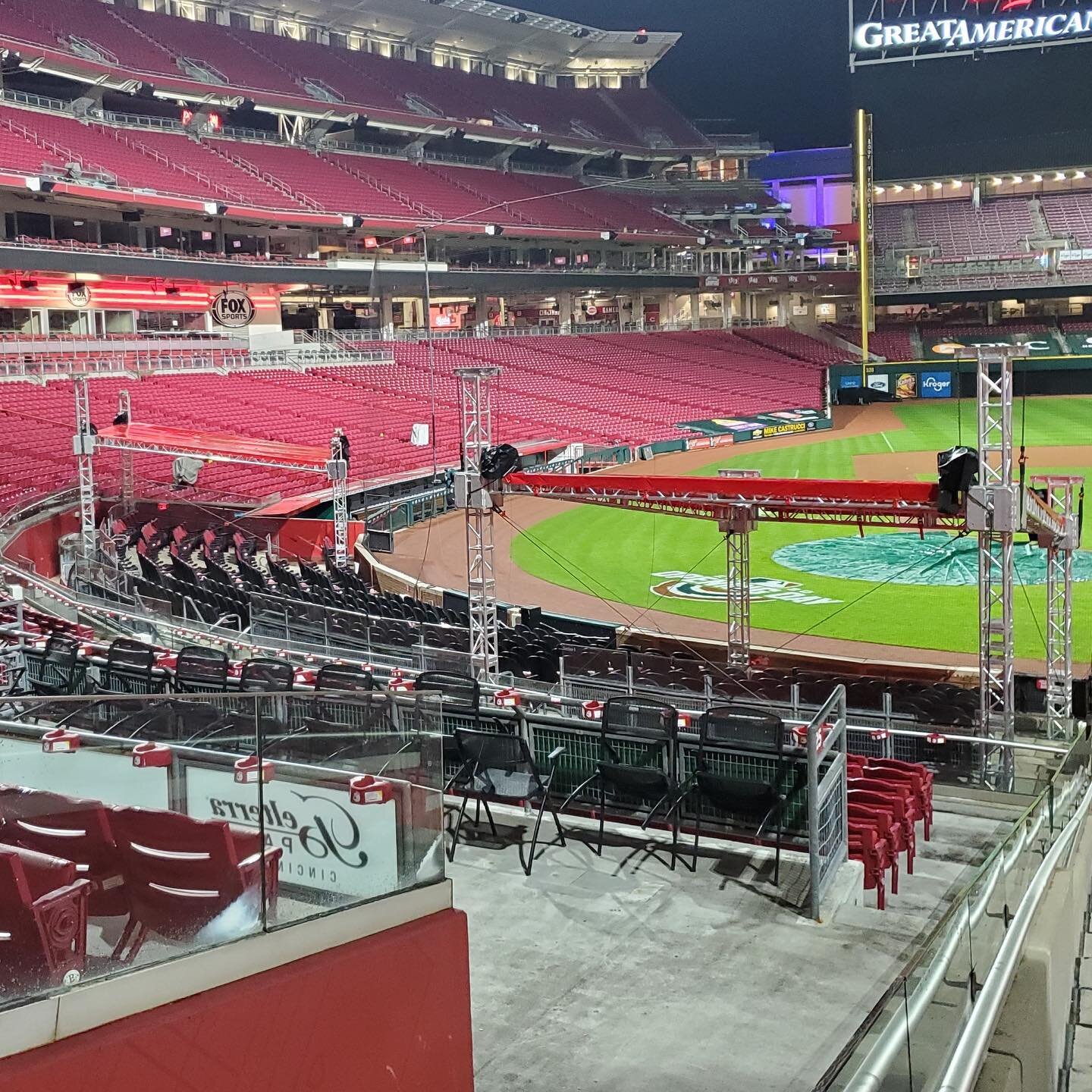 Cincinnati Reds Custom Roof Structures