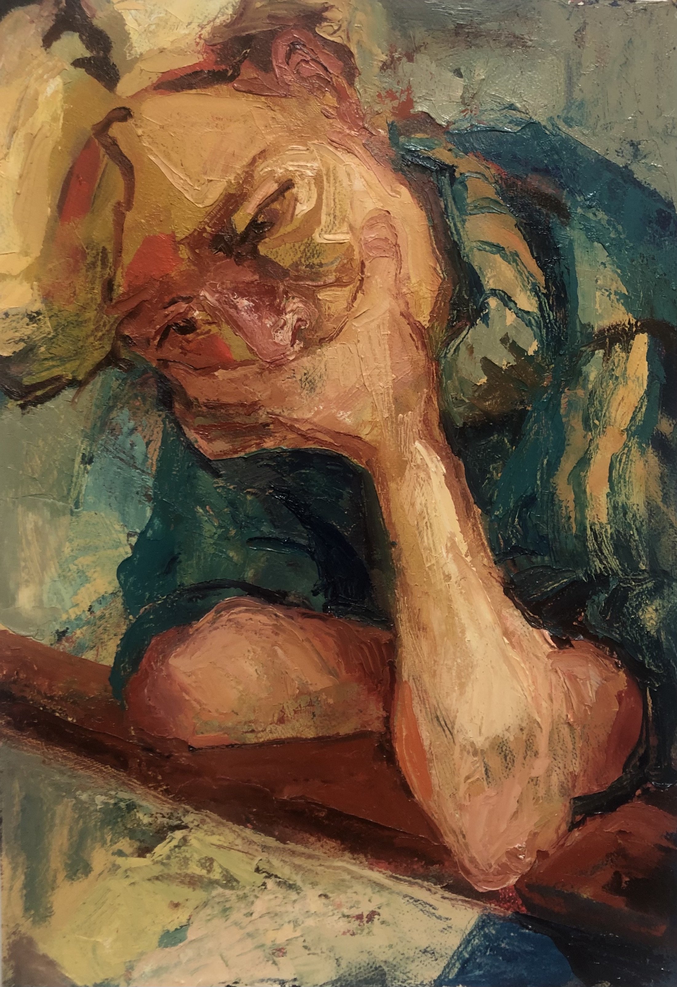 Winner of Cass Art prize Rachel Mercer Eschew
Oil On Paper