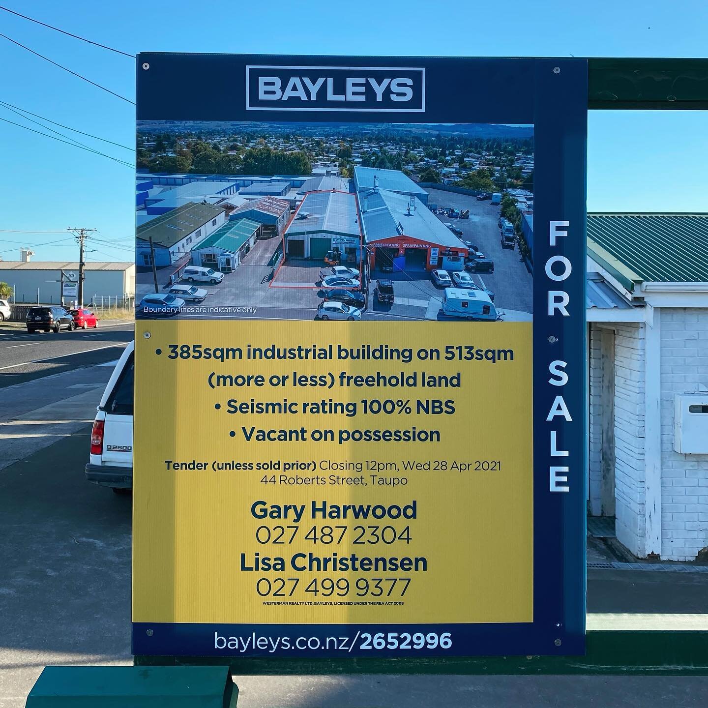 We are relocating to the Bruce McLaren Motorsport Park in the next few months. Our current building is up for sale &mdash; perfect for a small garage, mechanic or engineering business. Check out the listing at Bayleys Real Estate now!