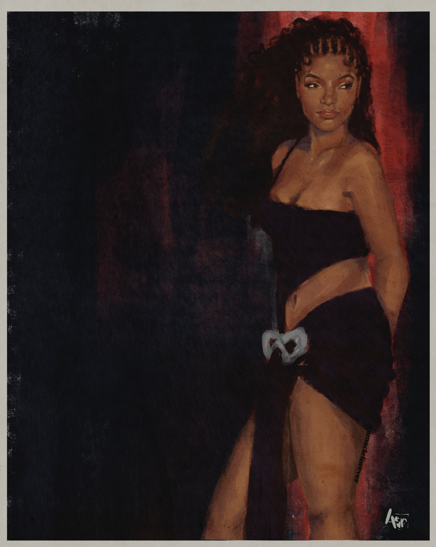 "Halle Bailey"  © Amanda Howell Whitehurst 2025