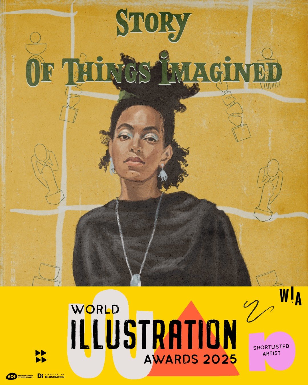 *Shortlisted* Story of things Imagined Cover Art Amanda Howell Whitehurst © 2025