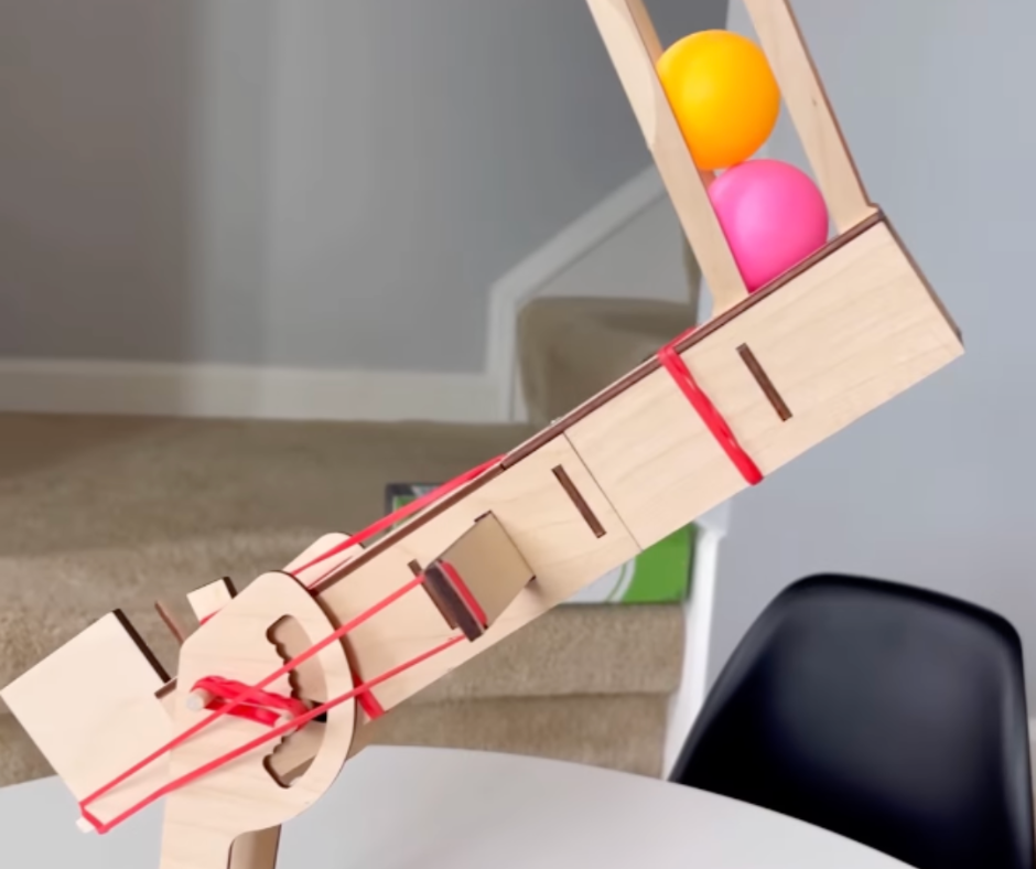 STEM Fun: Catapult Your Way To an Indoor 'Snowball' Fight