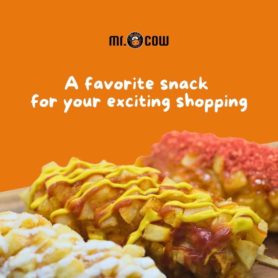 Craving a crunchy snack? Head over to the nearest Mr. Cow location and sink your teeth into a delicious corn dogs!🤤

#mrcowcorndog #mrcow #koreanCorndogs #FoodieGram #spicy #flaming #corndog #corndogs #hotdog #snack #love #follow #foodie #foodstagra