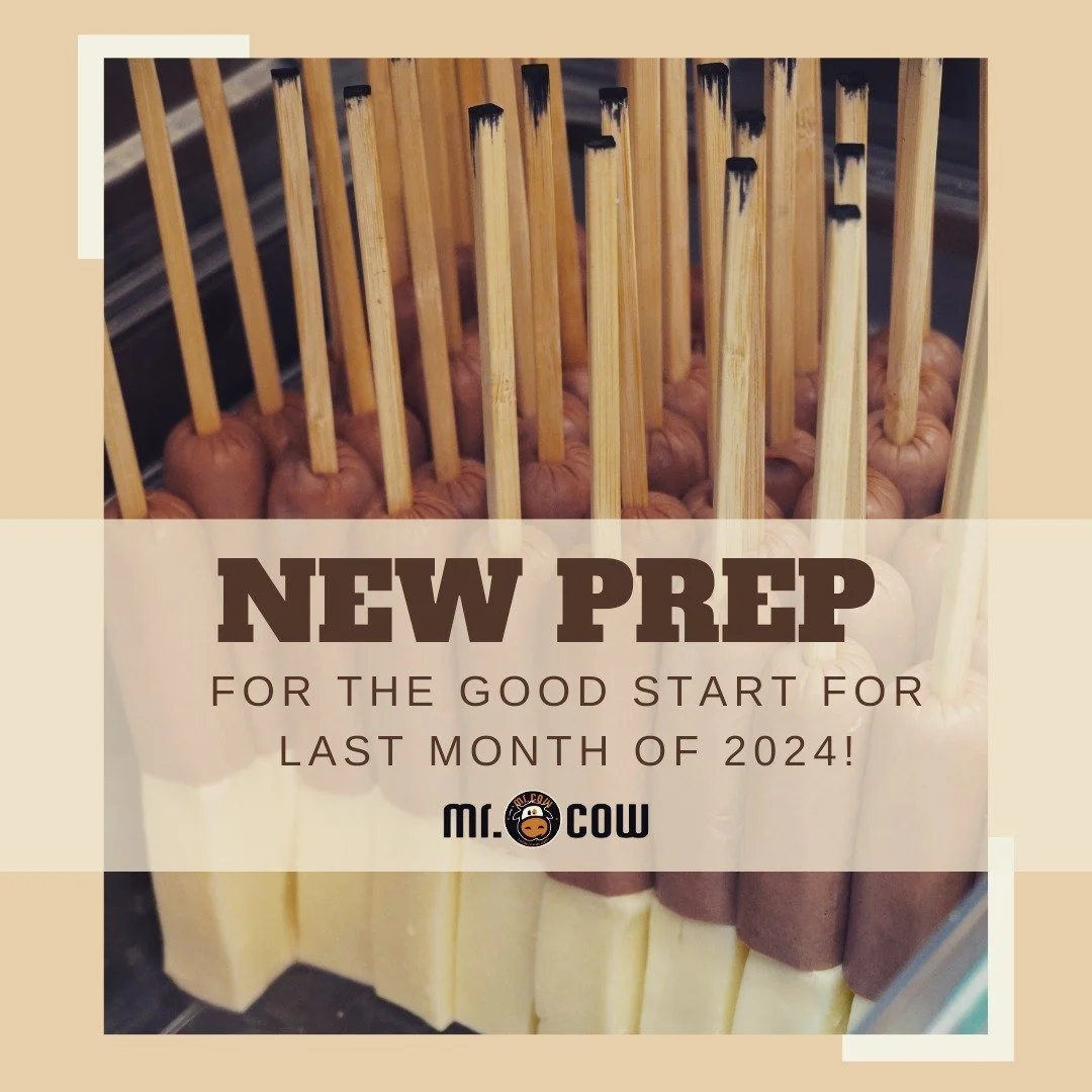 Fresh prep for a strong start to the final month of 2024!
.
.
#mrcowcorndog&nbsp;#mrcow&nbsp;#koreanCorndogs&nbsp;#FoodieGram&nbsp;#spicy&nbsp;#flaming&nbsp;#corndog&nbsp;#corndogs&nbsp;#hotdog&nbsp;#snack&nbsp;#love&nbsp;#follow&nbsp;#foodie&nbsp;#f