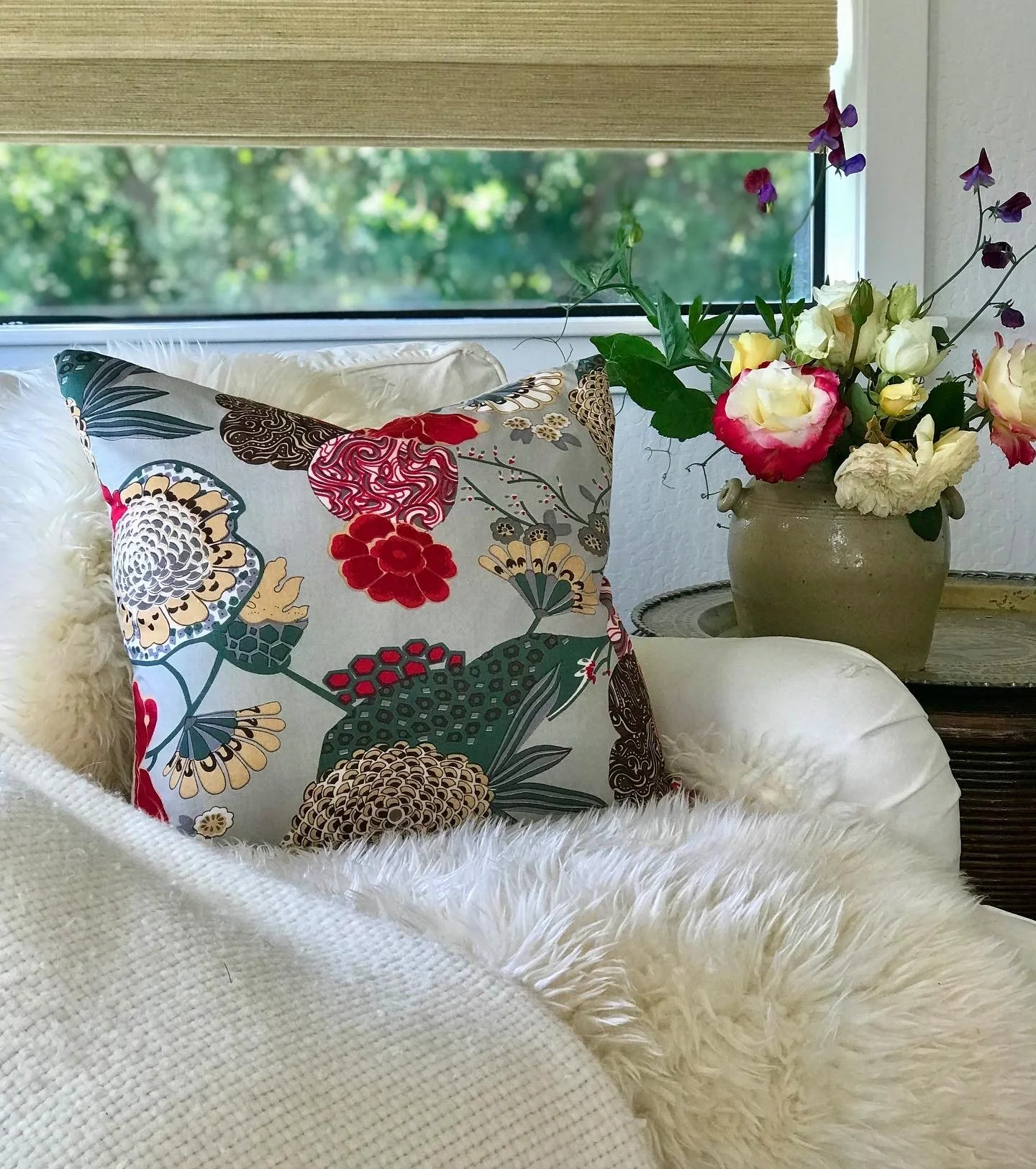 Indian Block Print Pillow
