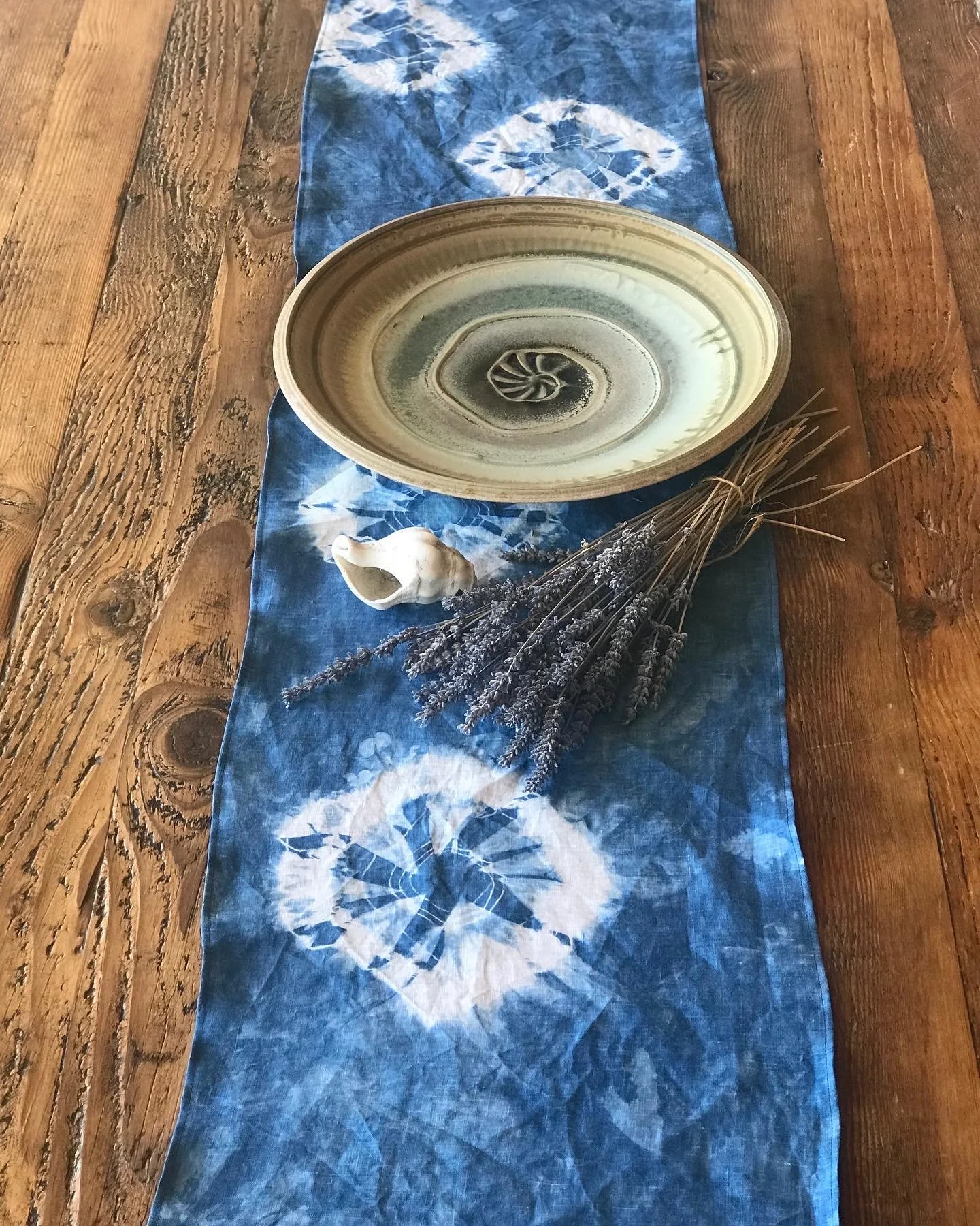 Shibori Table Runner