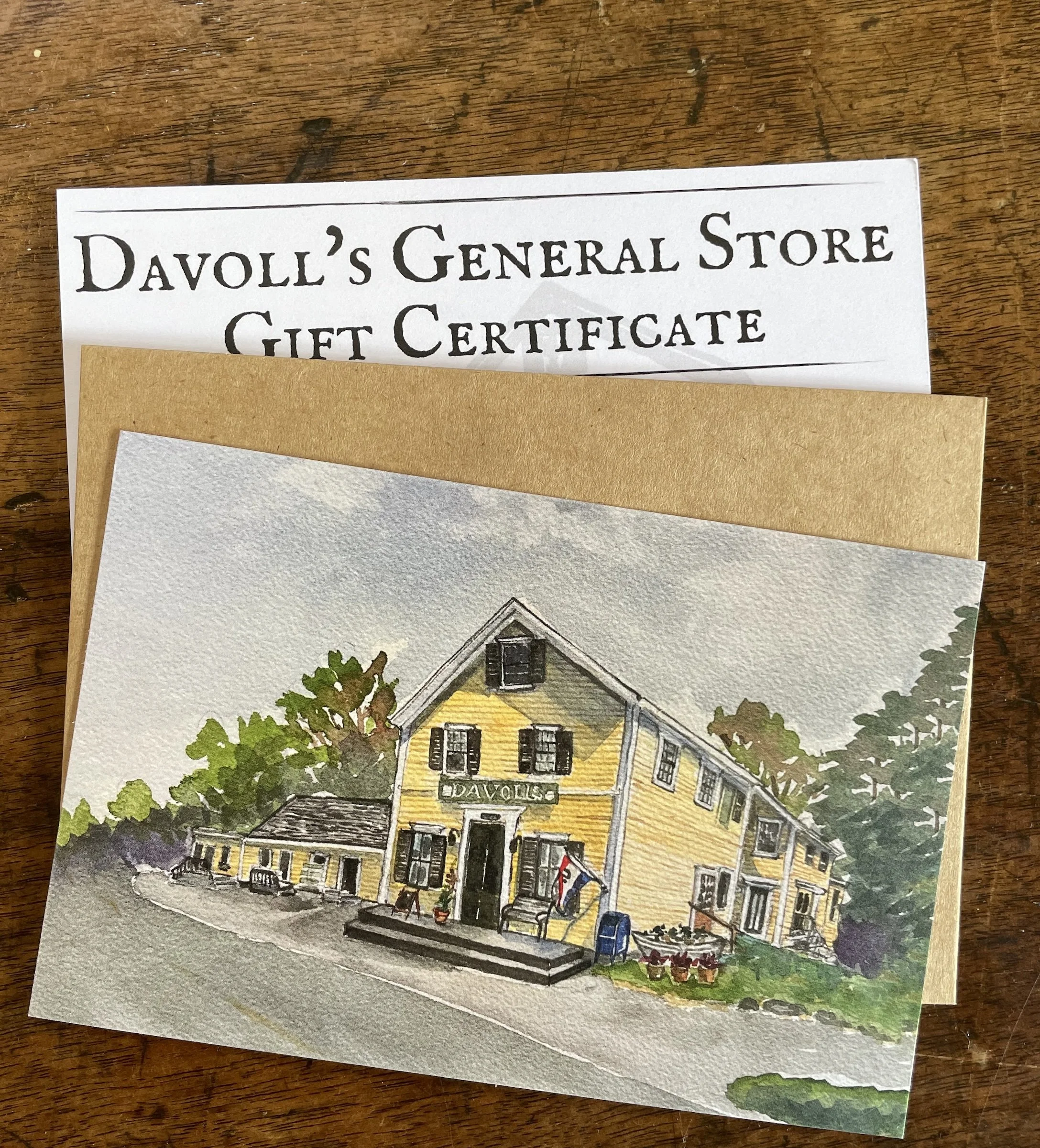 Davoll's Gift Card