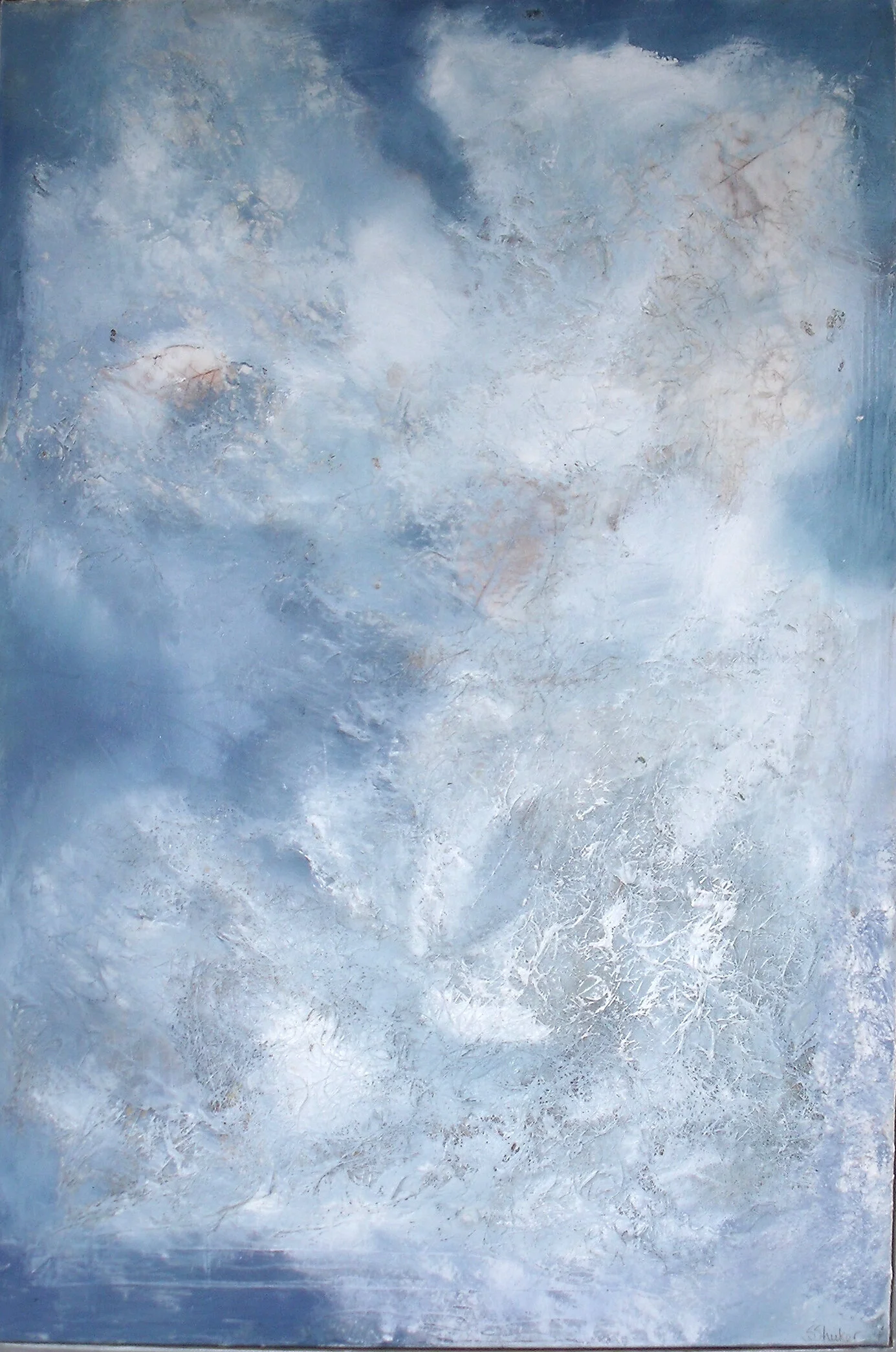 Ladies and Gentlemen, We Shall Be Landing Shortly
36" x 24"
Acrylic and collage