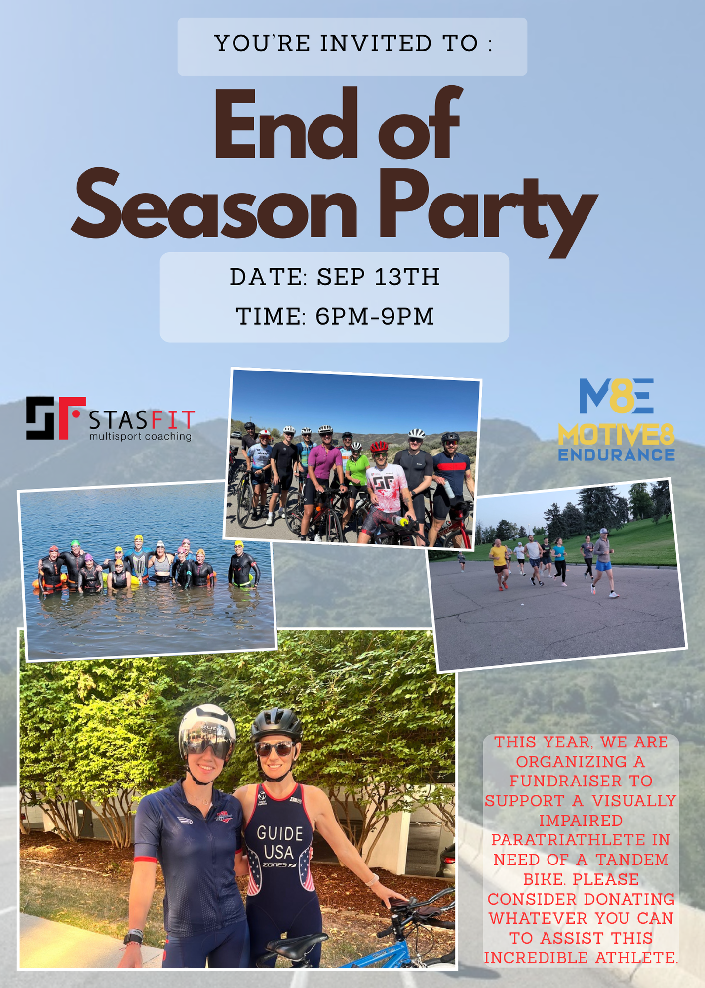 End of Season Party for STASFIT and MOTIVE8