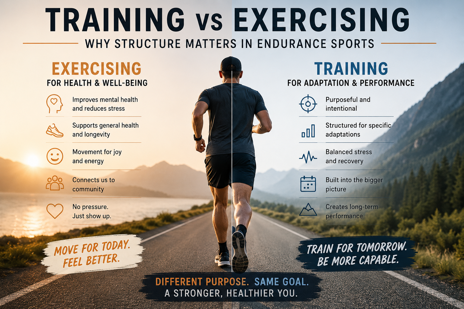 Training vs Exercising: Why Structure Matters in Endurance Sports