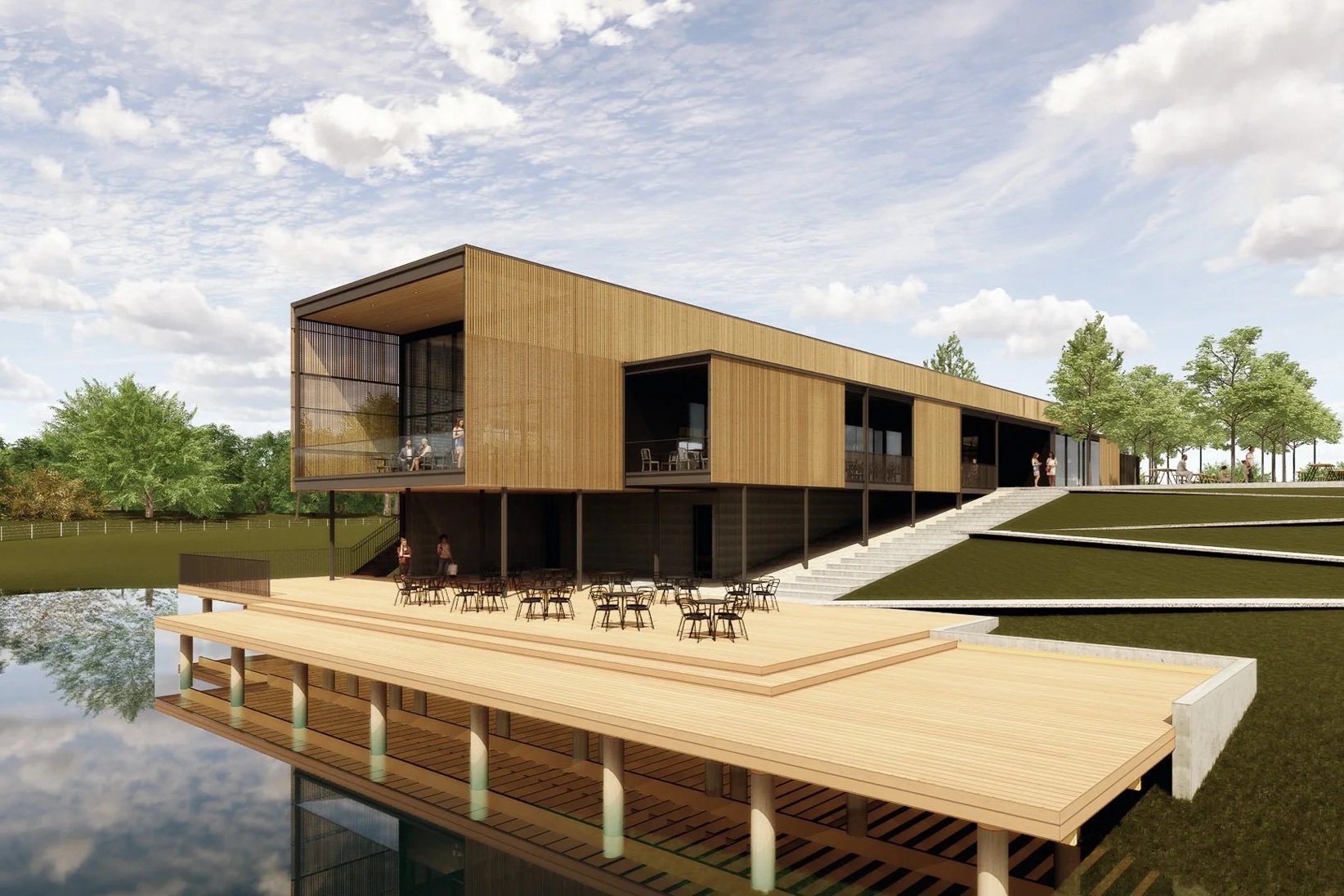Chambless King Architects - Jules J. Berta Vineyard - Albertville, Alabama
